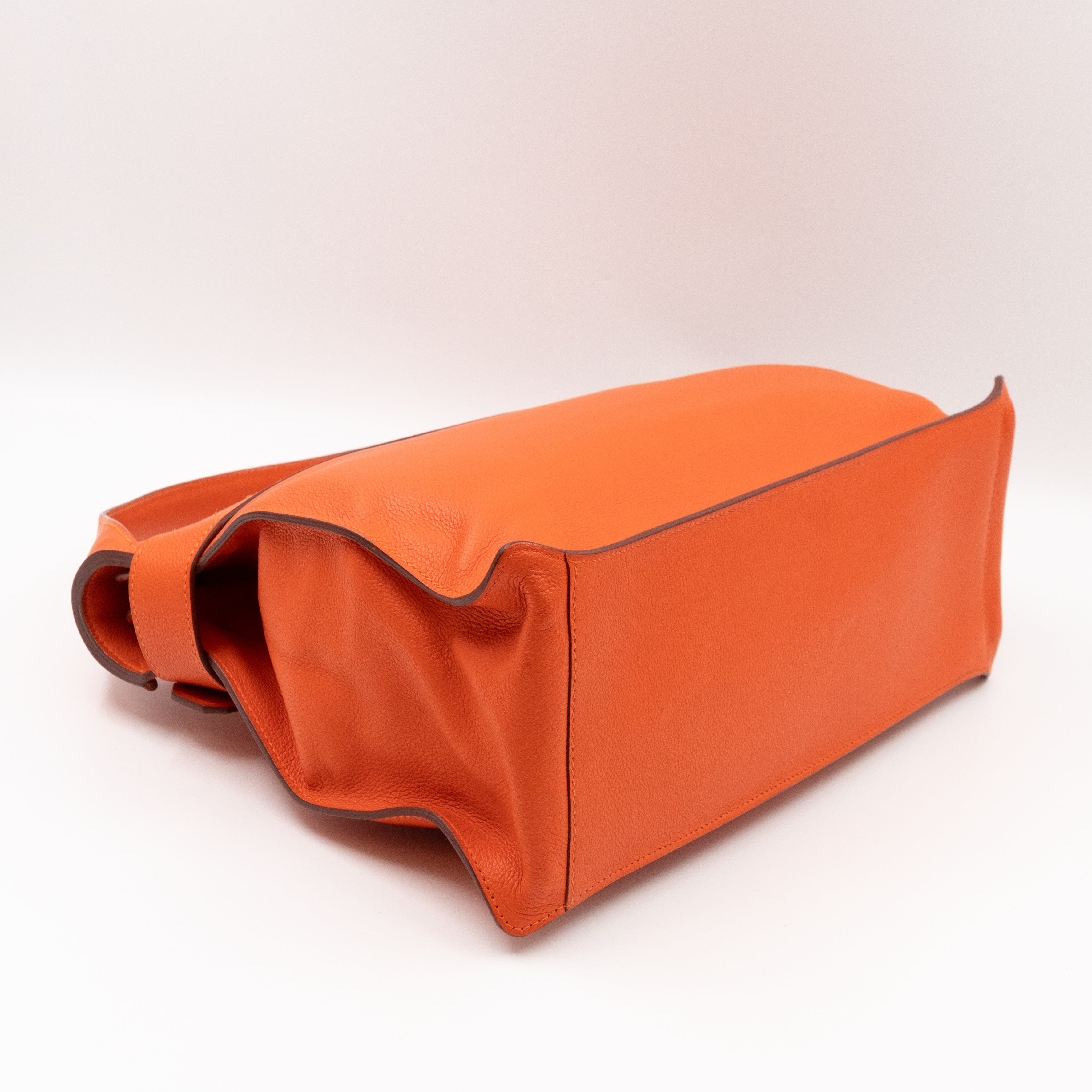Etribelt Bag Orange Evergrain Calfskin Leather