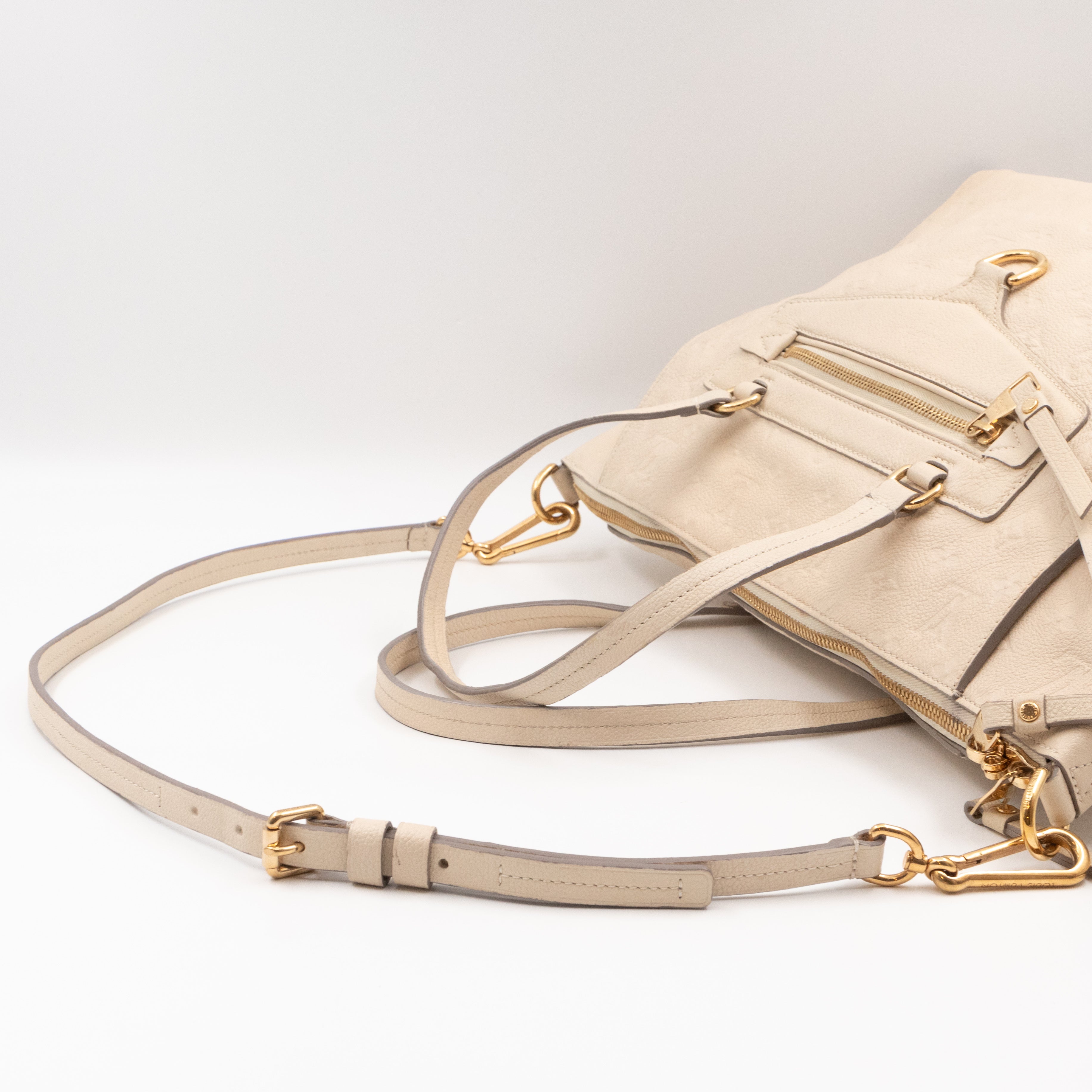 Lumineuse PM Monogram Empreinte White