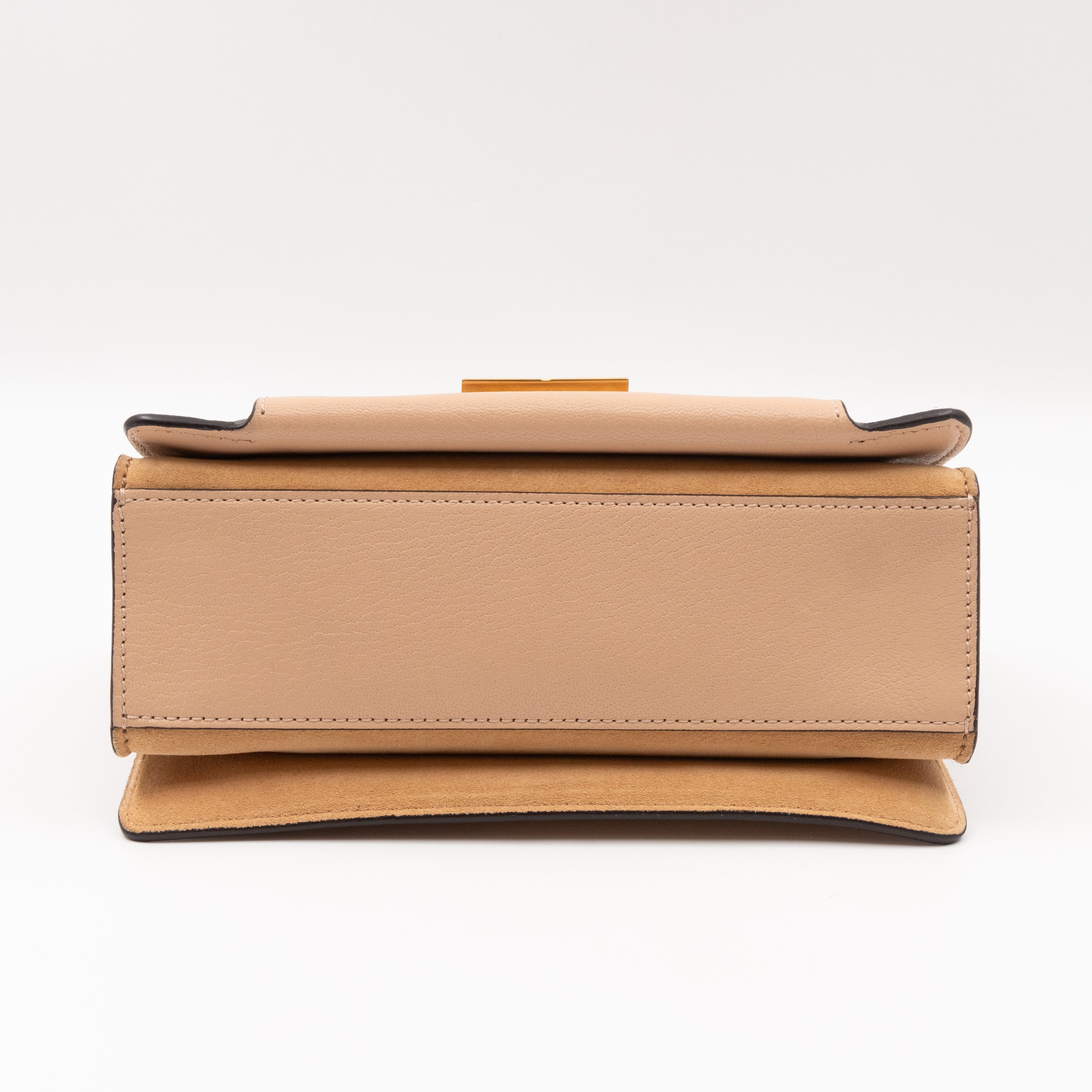 GV3 Small Crossbody Bag Beige Leather