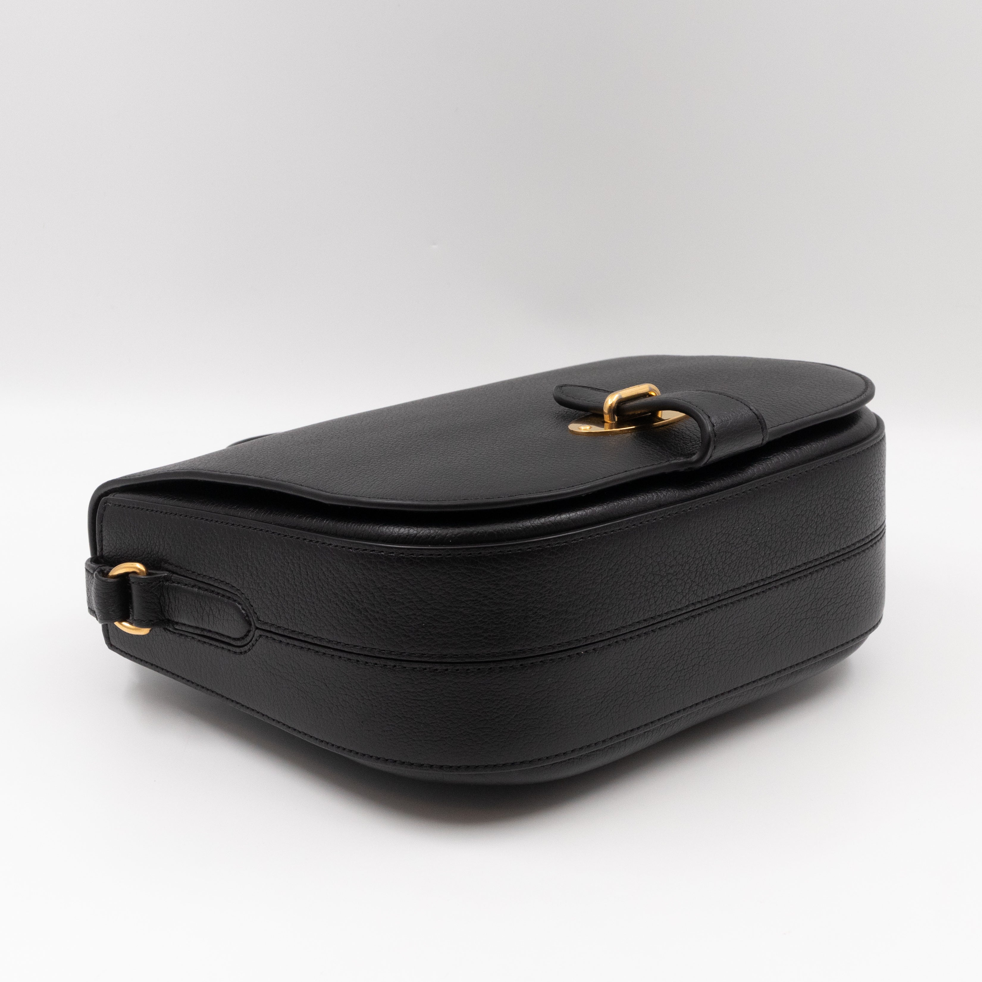 Tenby Crossbody Bag Black Calfskin Leather