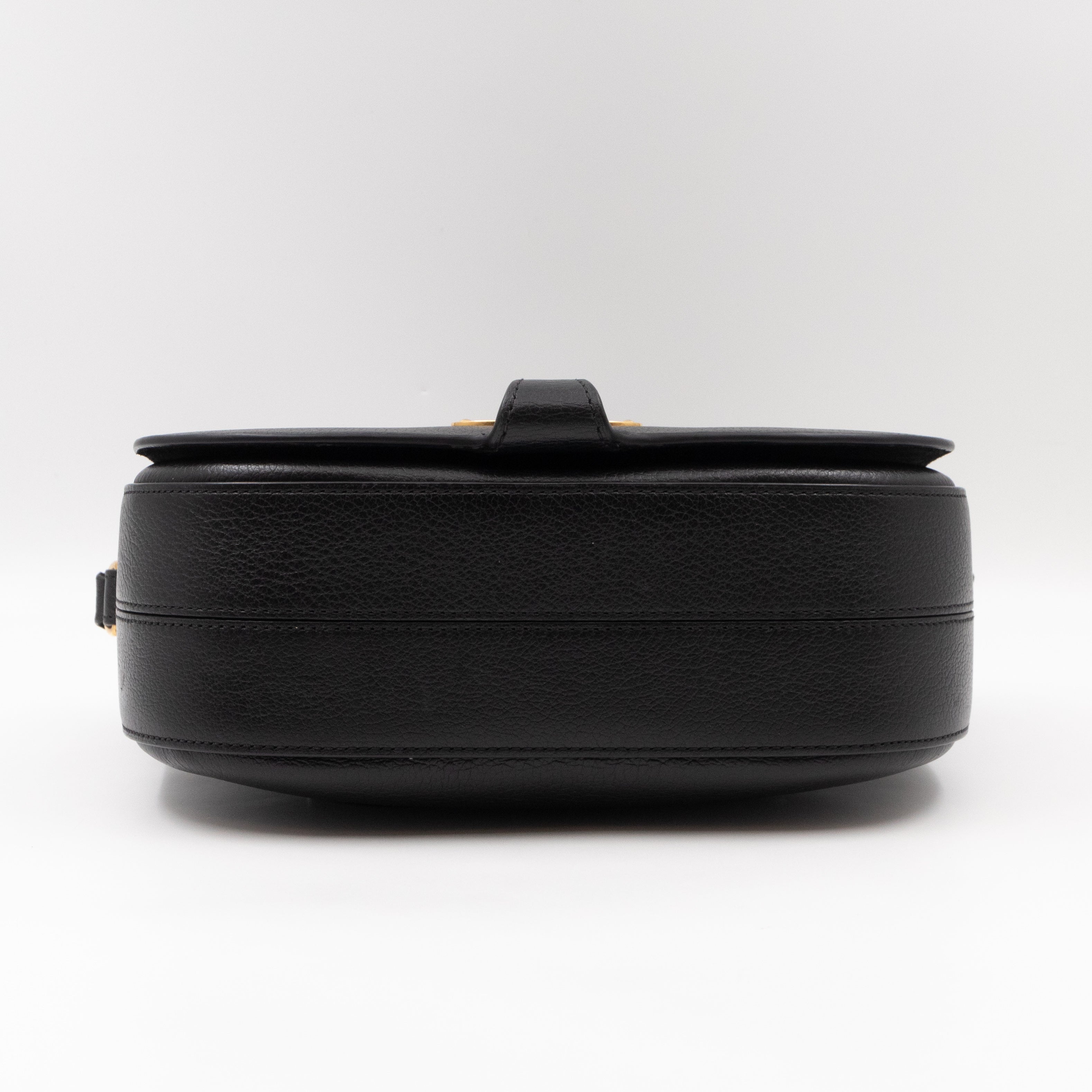 Tenby Crossbody Bag Black Calfskin Leather