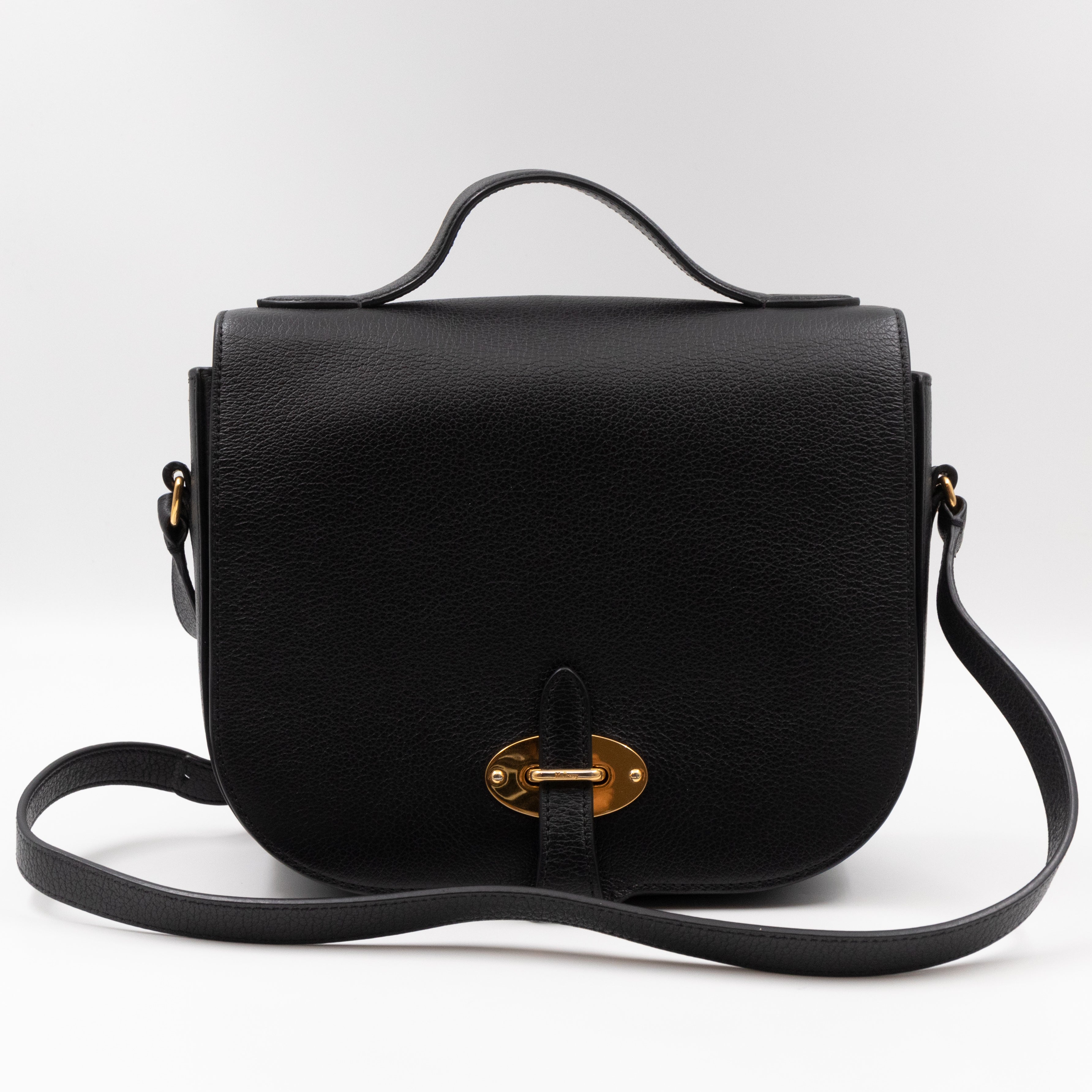 Tenby Crossbody Bag Black Calfskin Leather