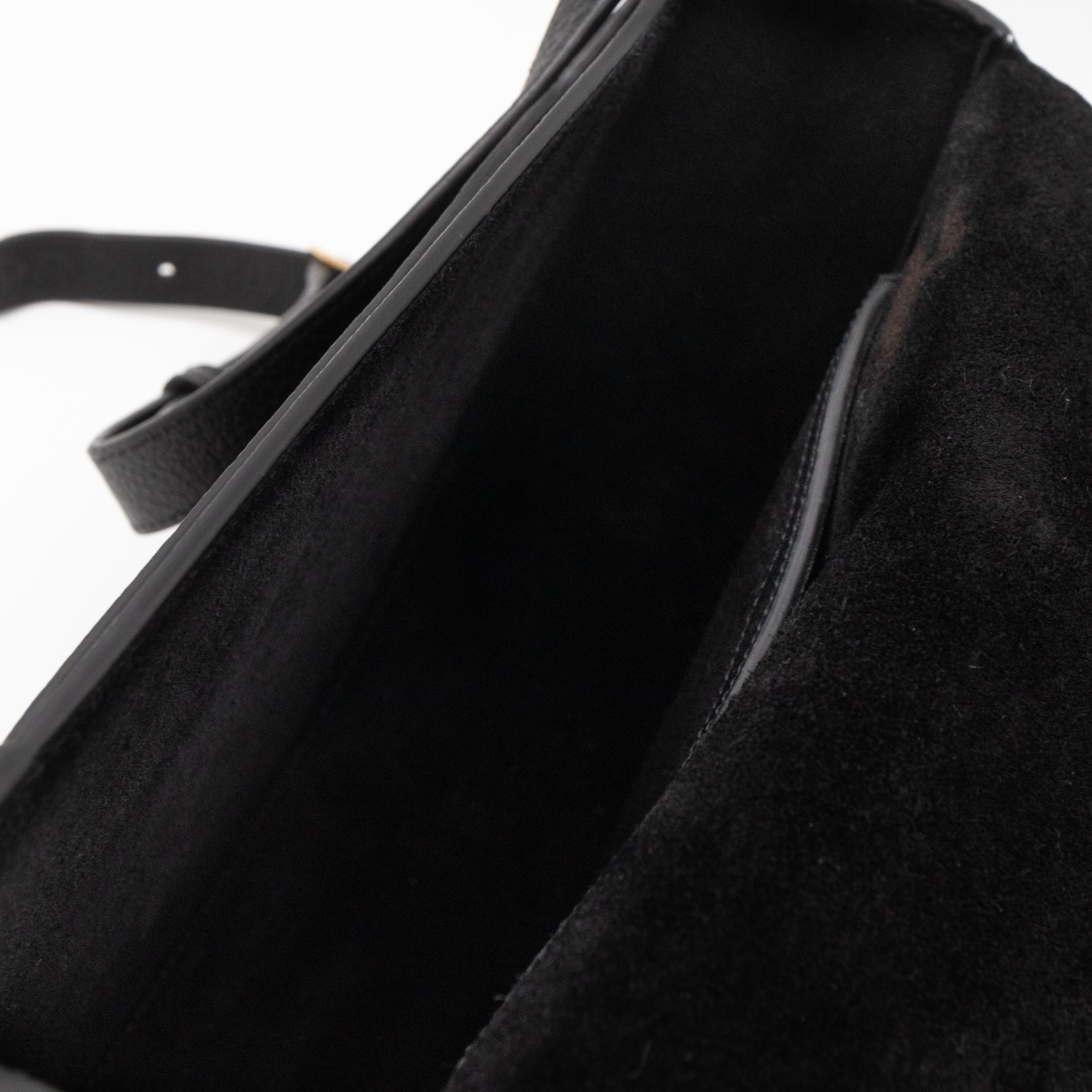 Tenby Crossbody Bag Black Calfskin Leather