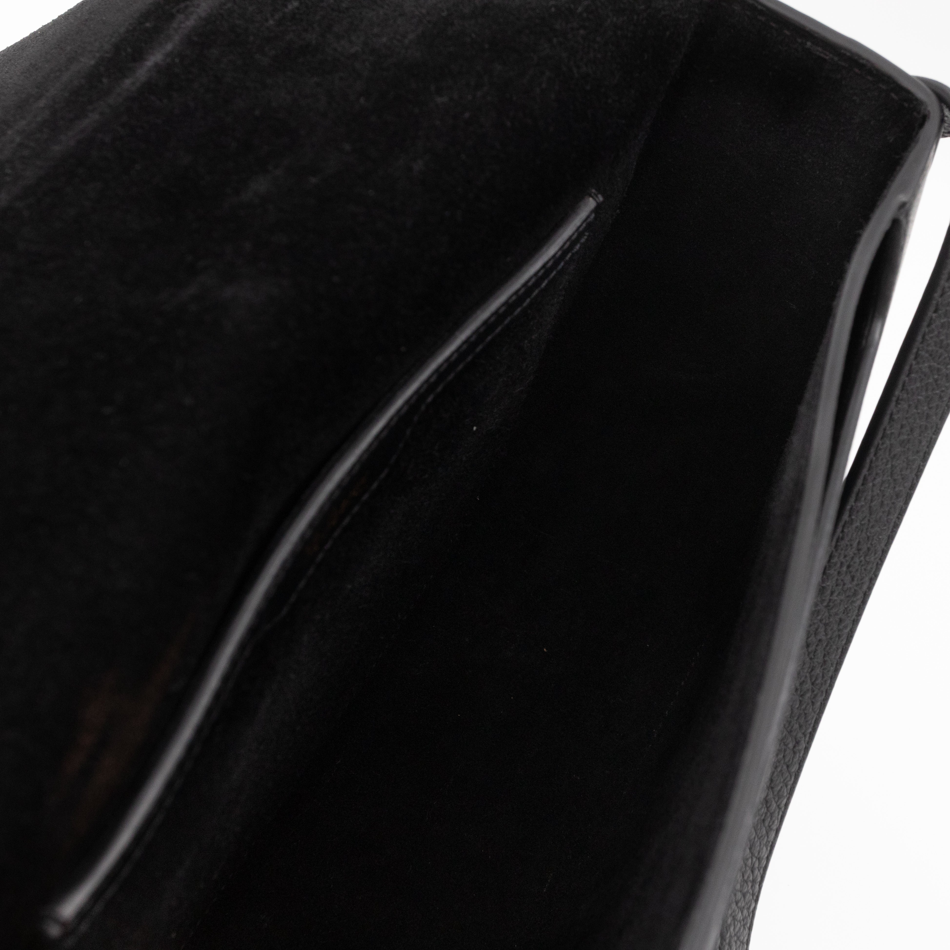 Tenby Crossbody Bag Black Calfskin Leather