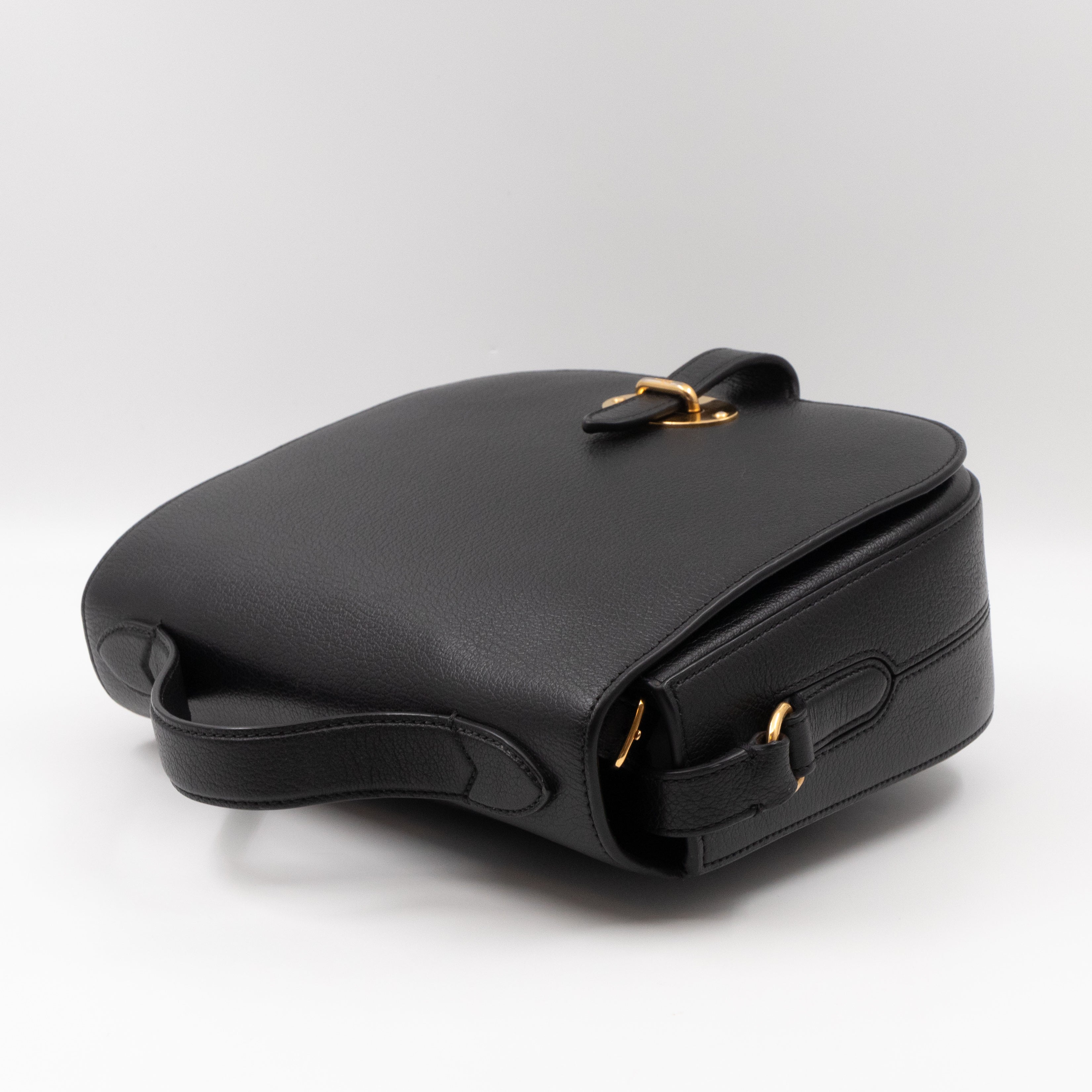 Tenby Crossbody Bag Black Calfskin Leather