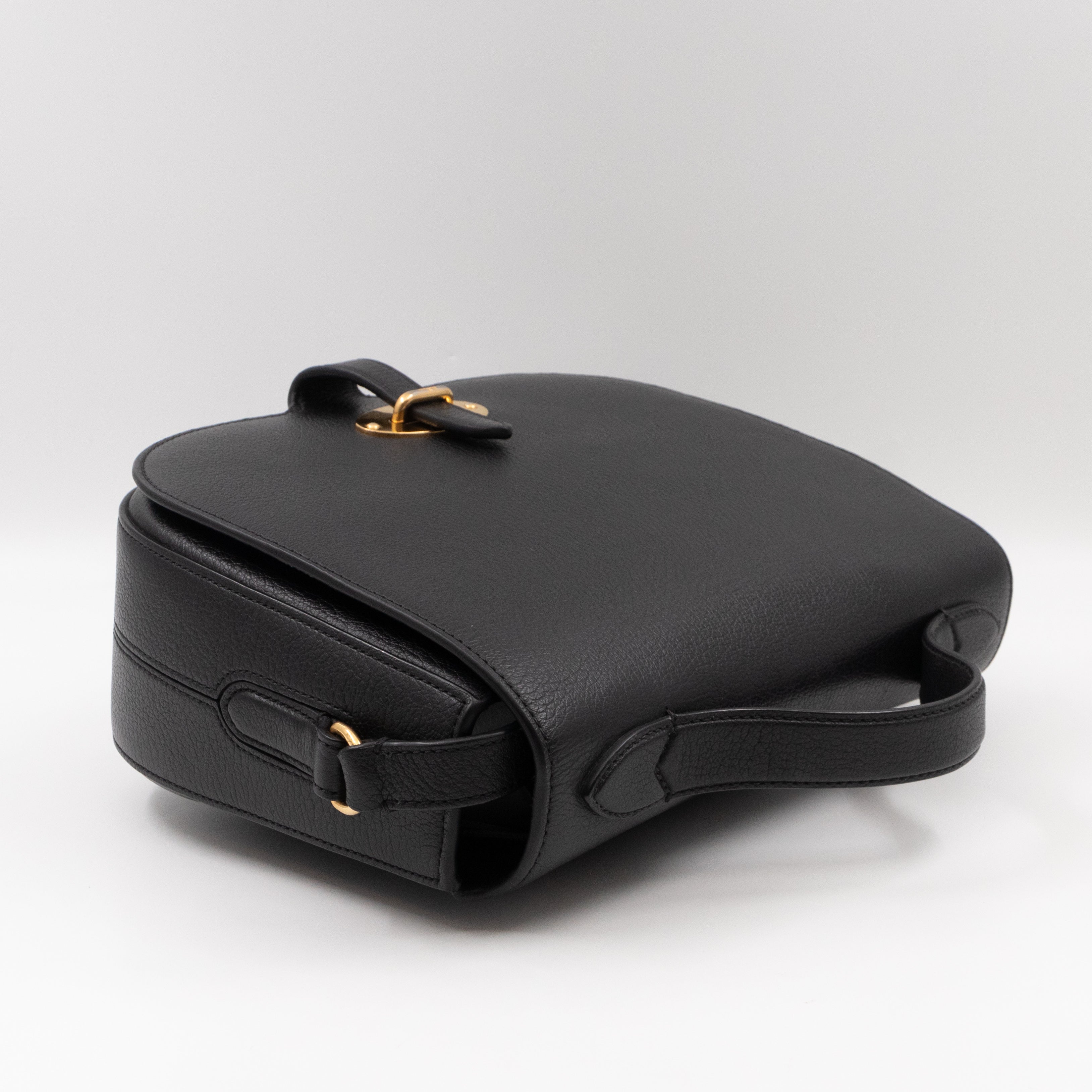 Tenby Crossbody Bag Black Calfskin Leather