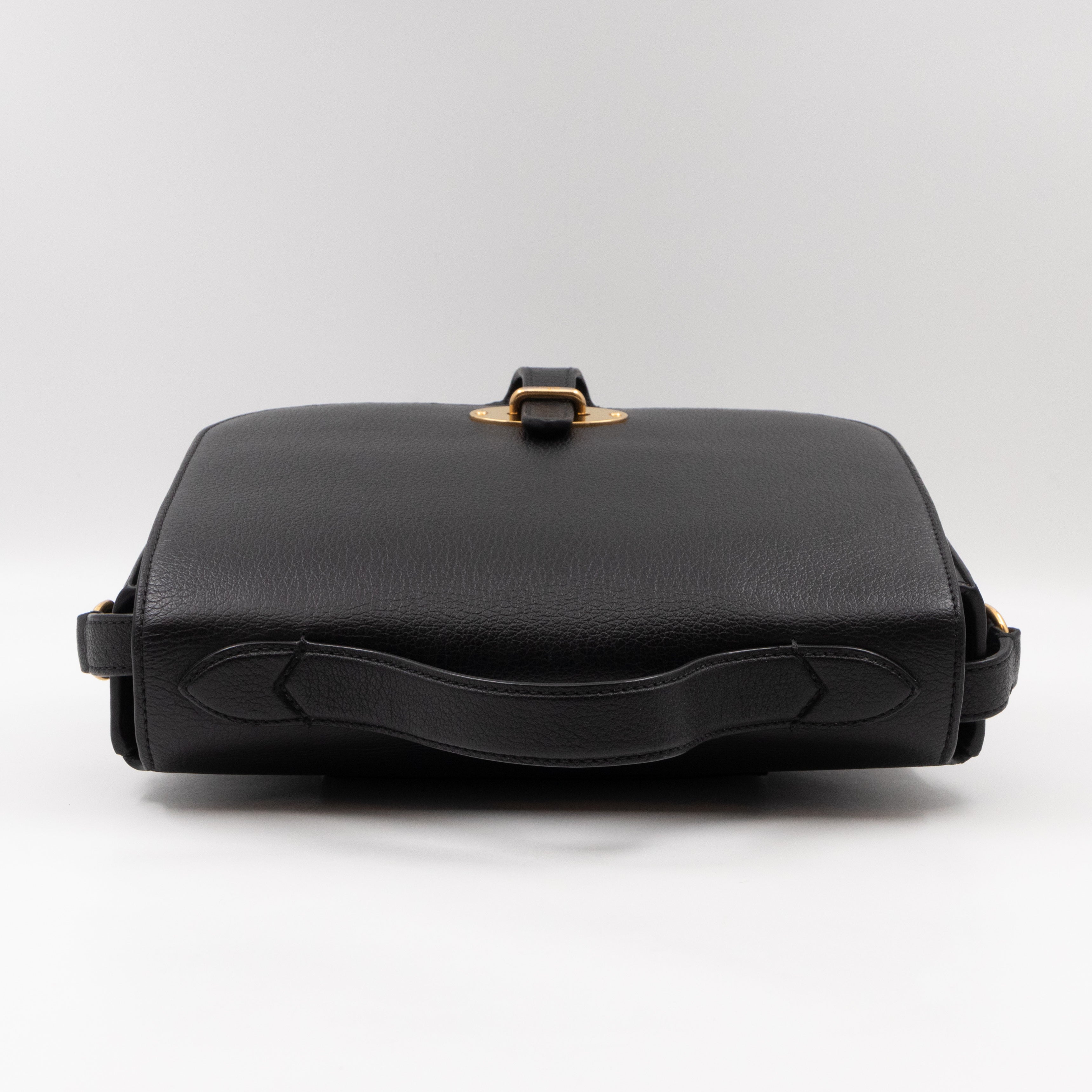 Tenby Crossbody Bag Black Calfskin Leather