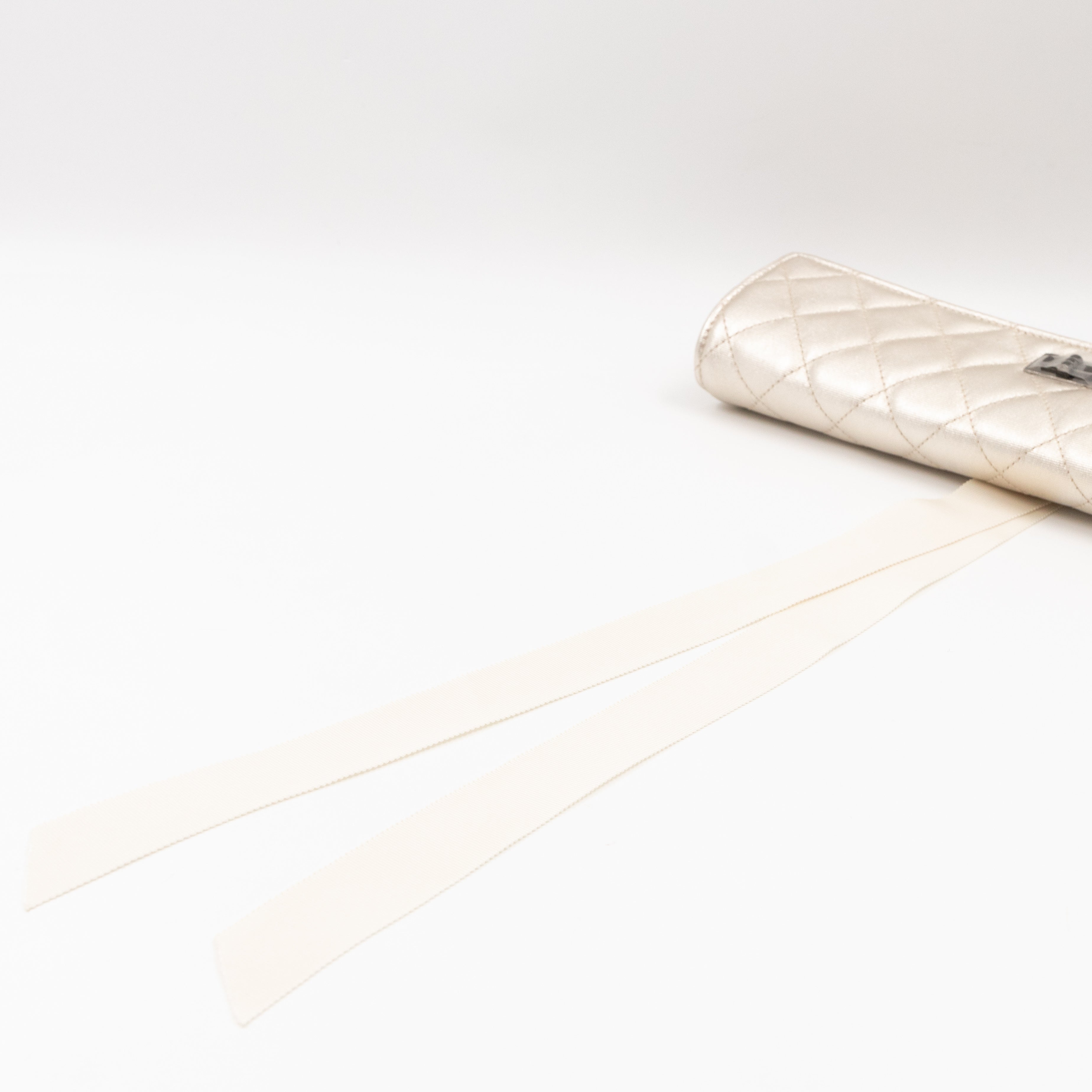 2.55 Jewelry Case Clutch Silver