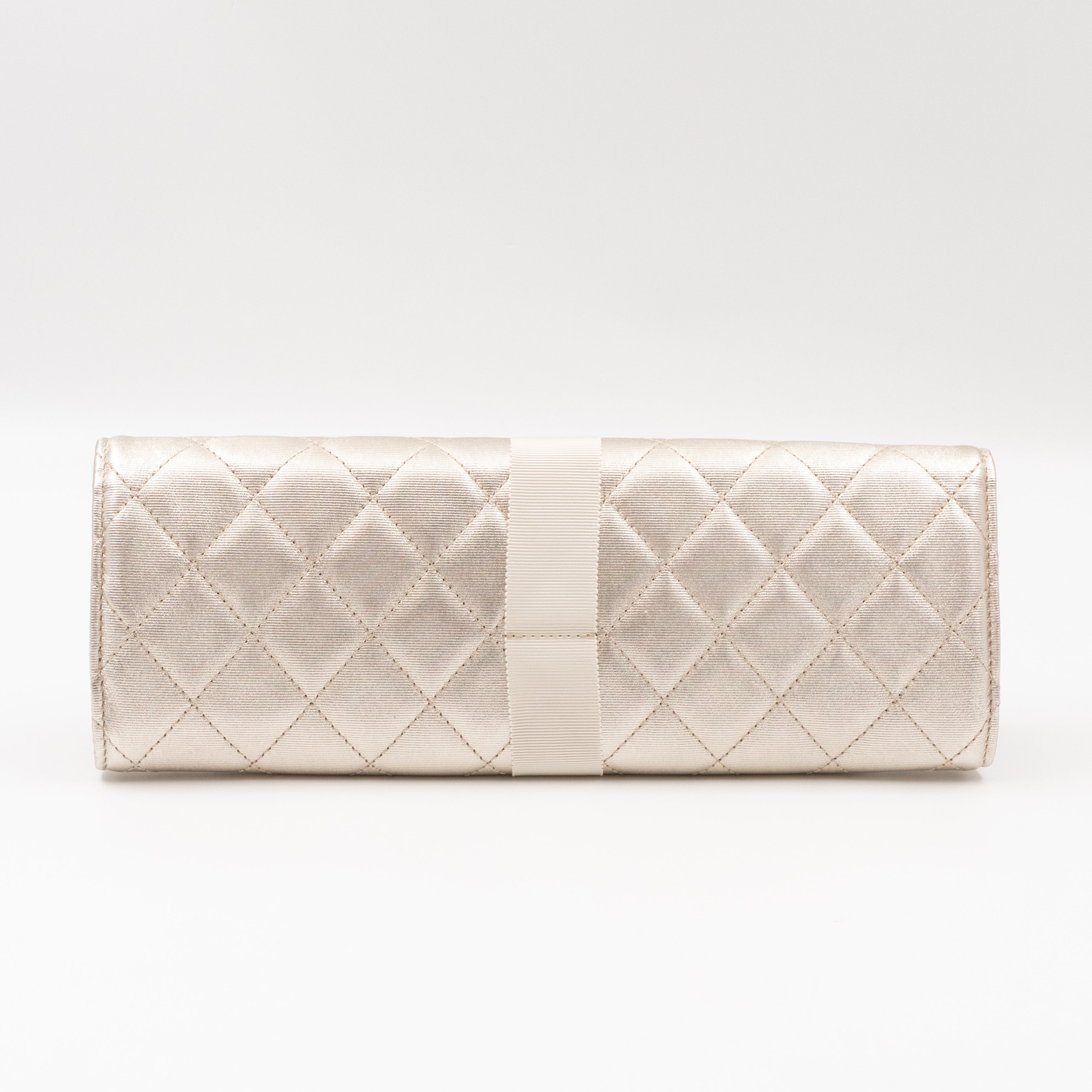 2.55 Jewelry Case Clutch Silver