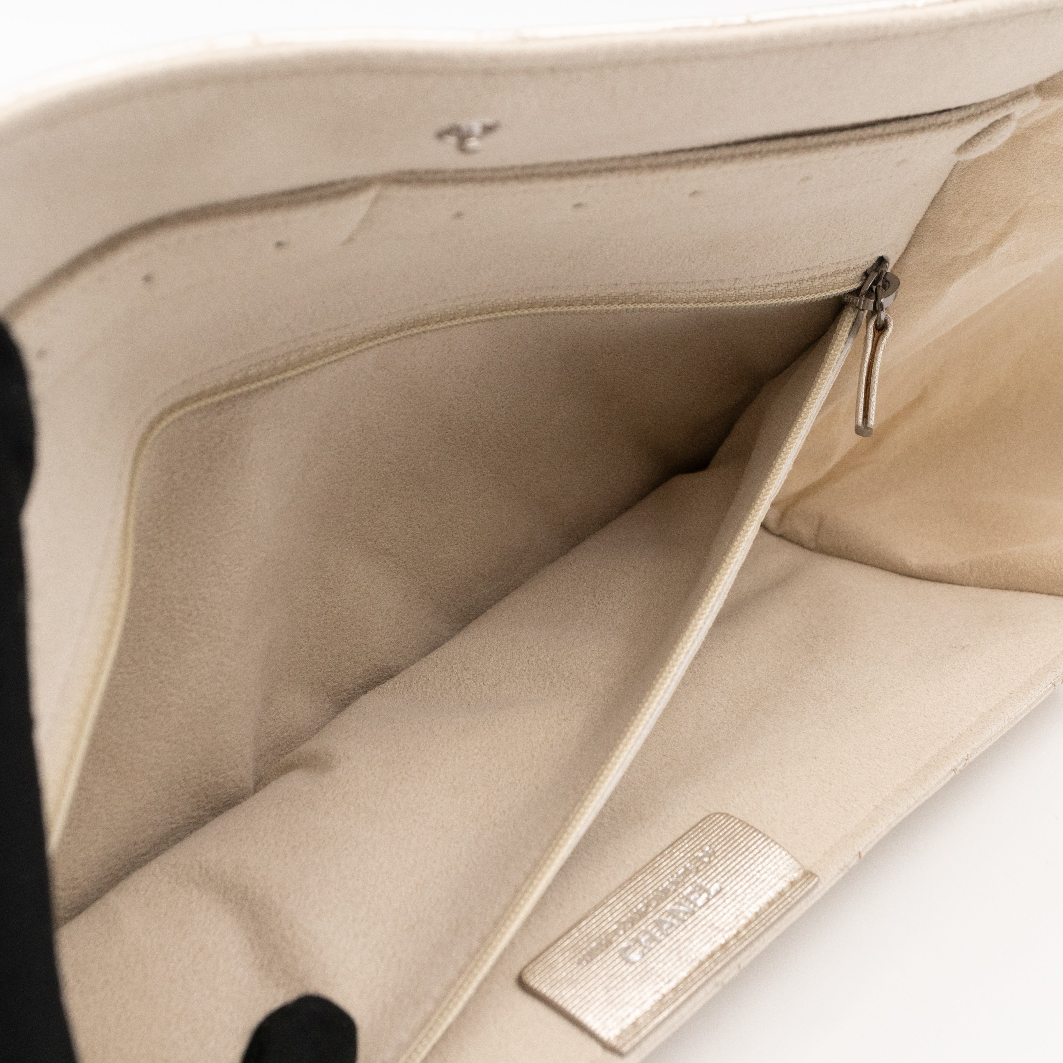 2.55 Jewelry Case Clutch Silver