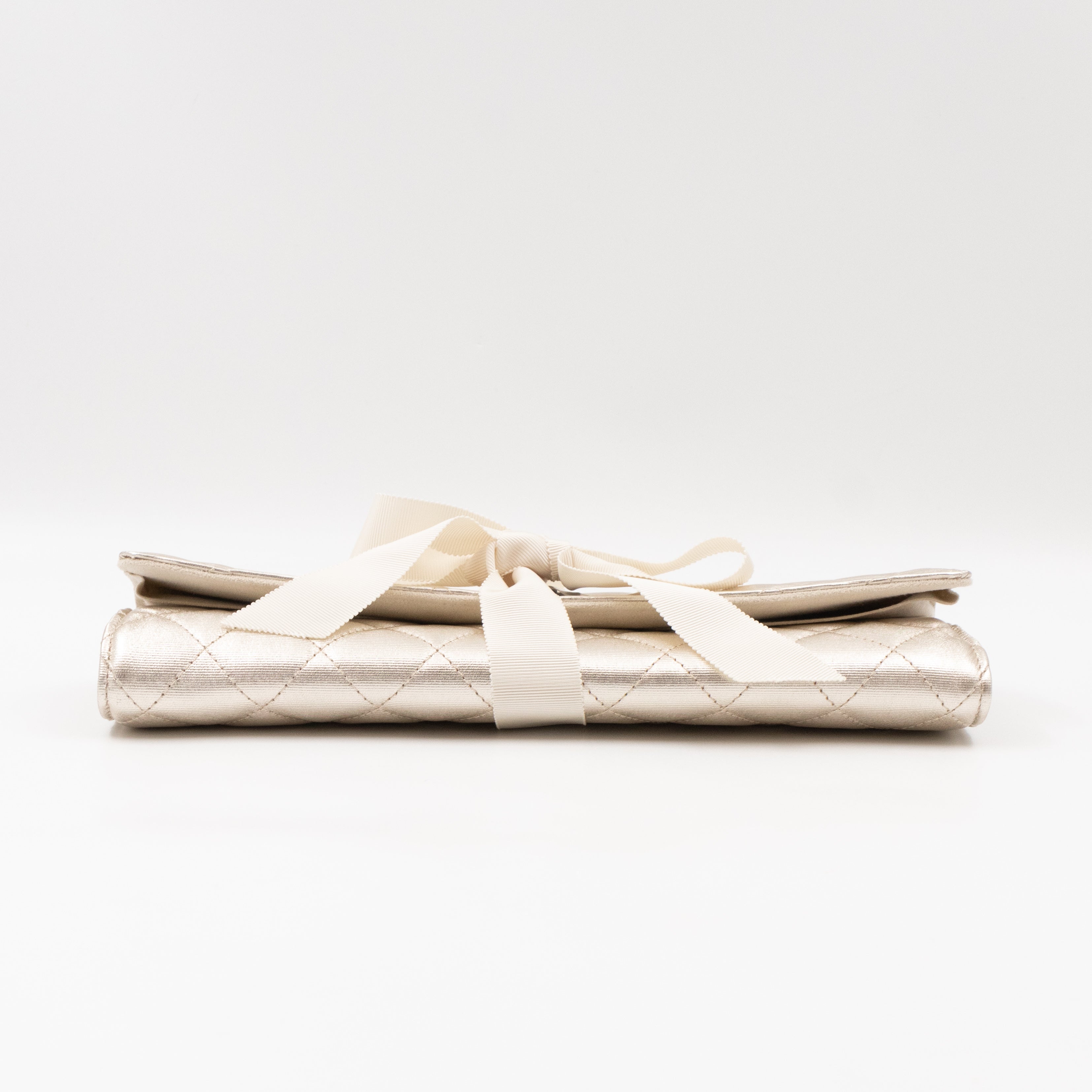 2.55 Jewelry Case Clutch Silver