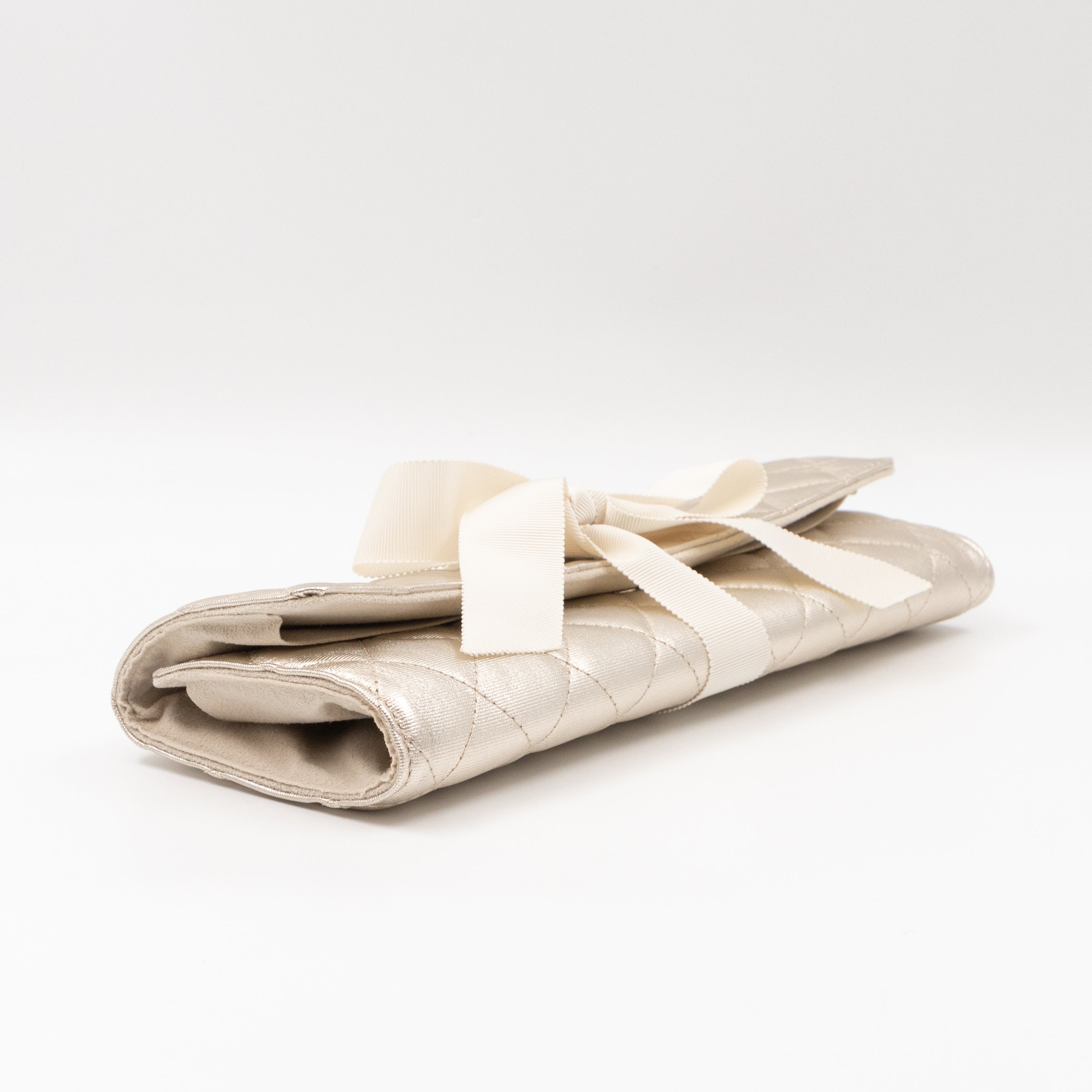 2.55 Jewelry Case Clutch Silver