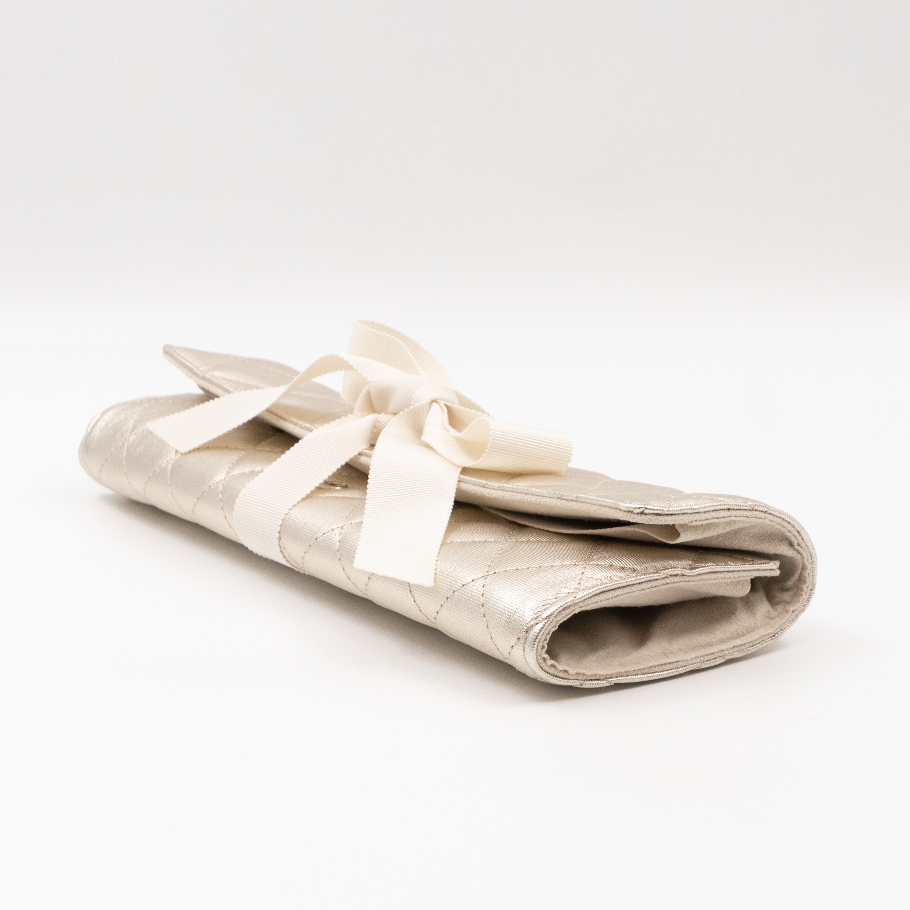 2.55 Jewelry Case Clutch Silver