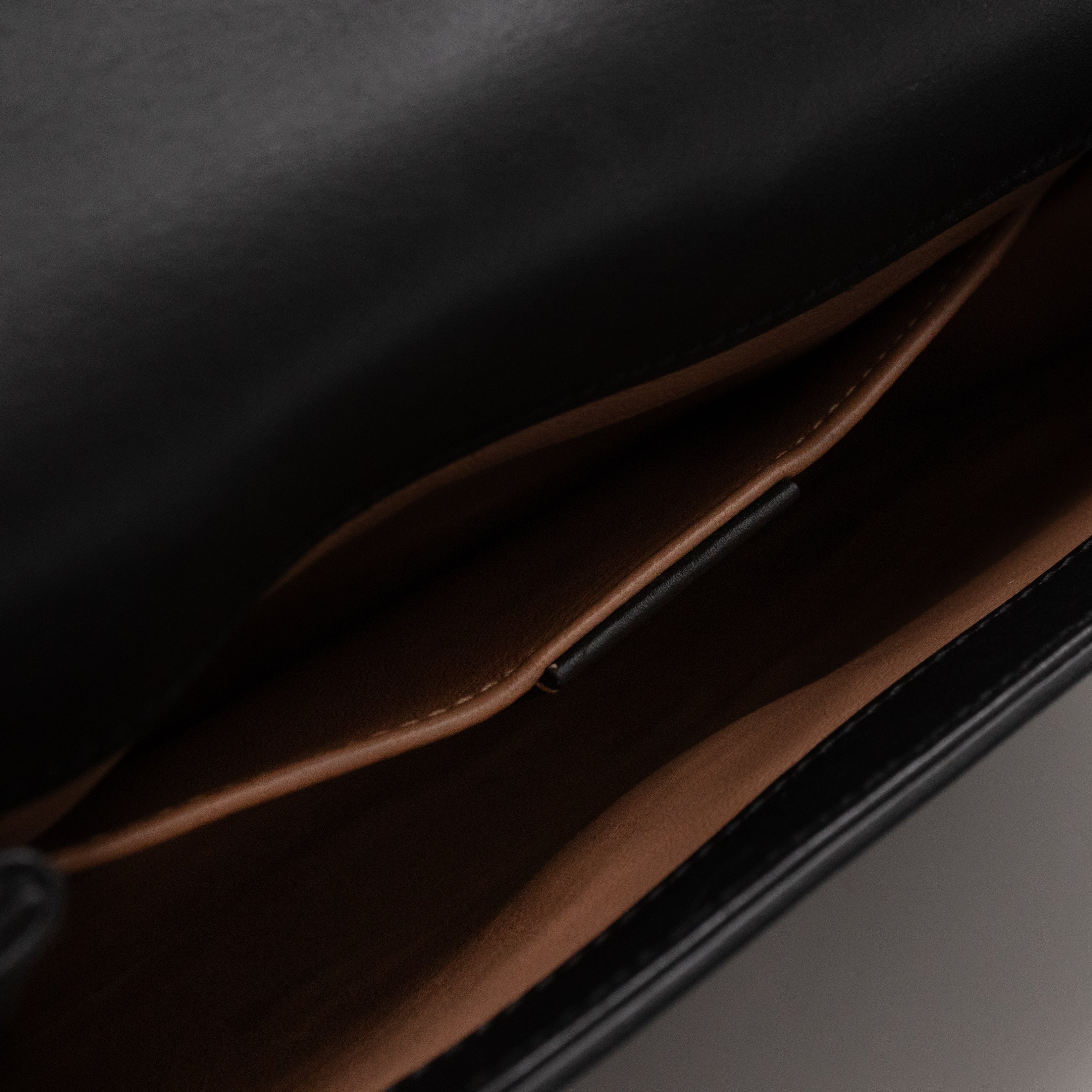 Broadway Pearl Studded Mini Queen Margaret Bee Bag Black Nappa Leather