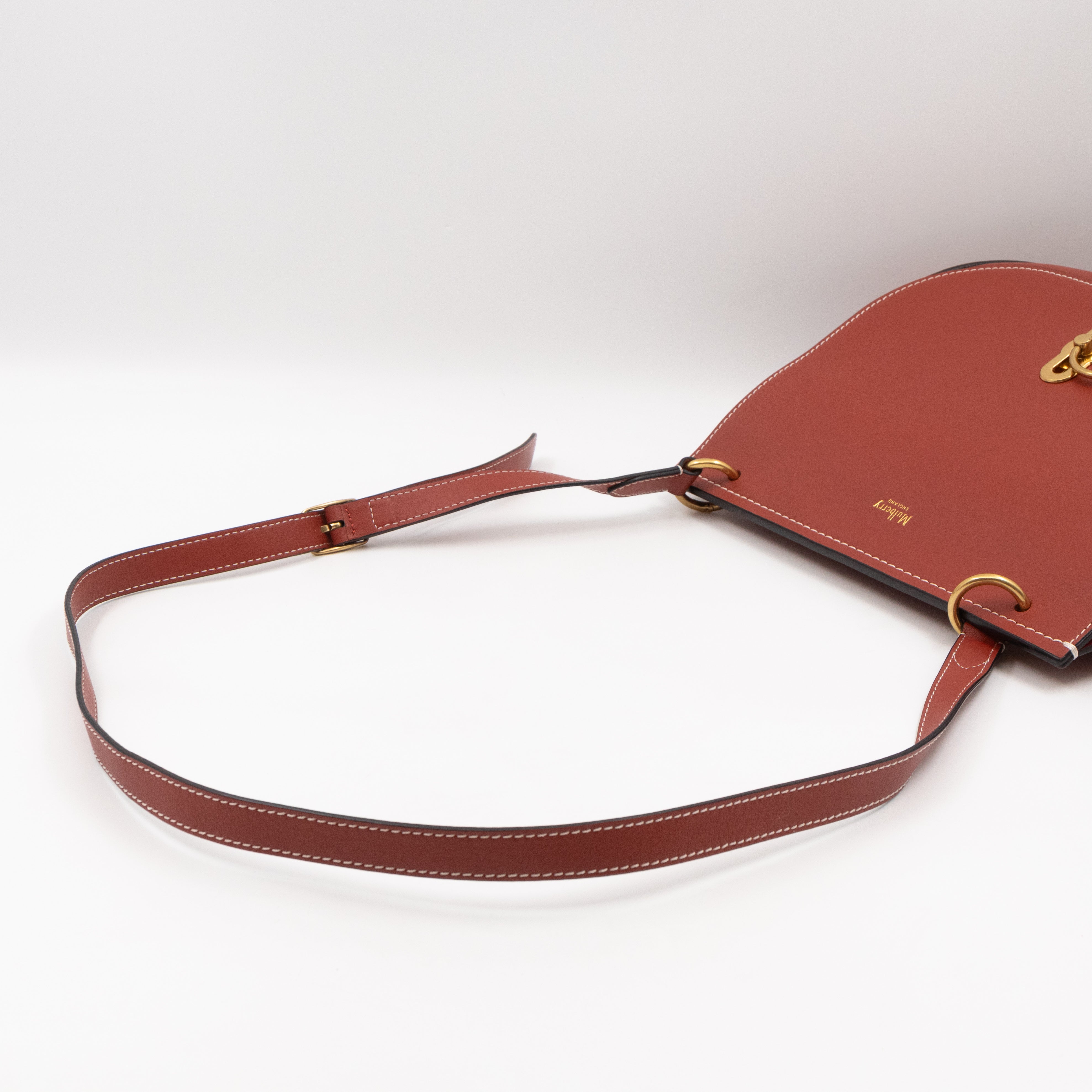 Amberley Medium Satchel Rust Leather