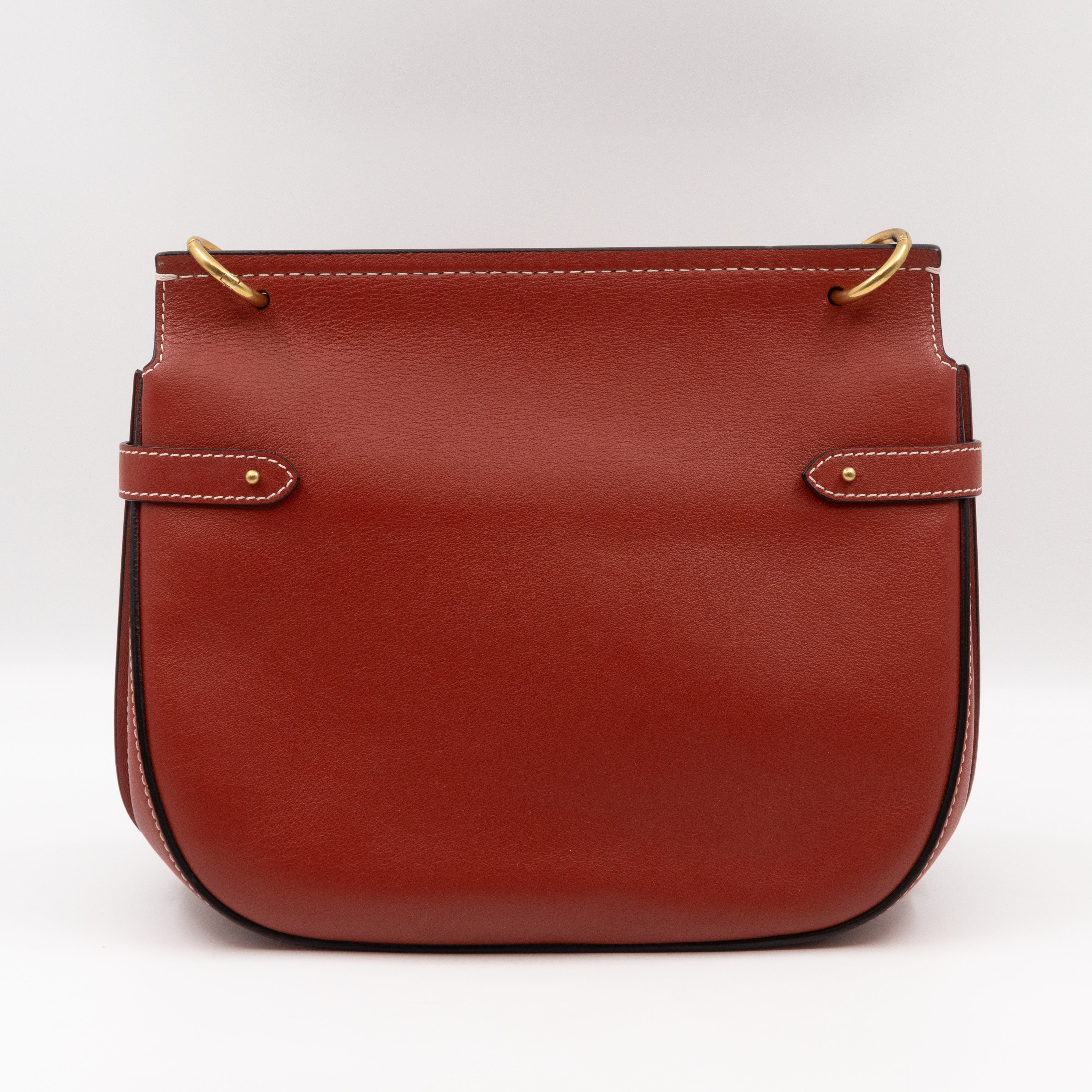Amberley Medium Satchel Rust Leather
