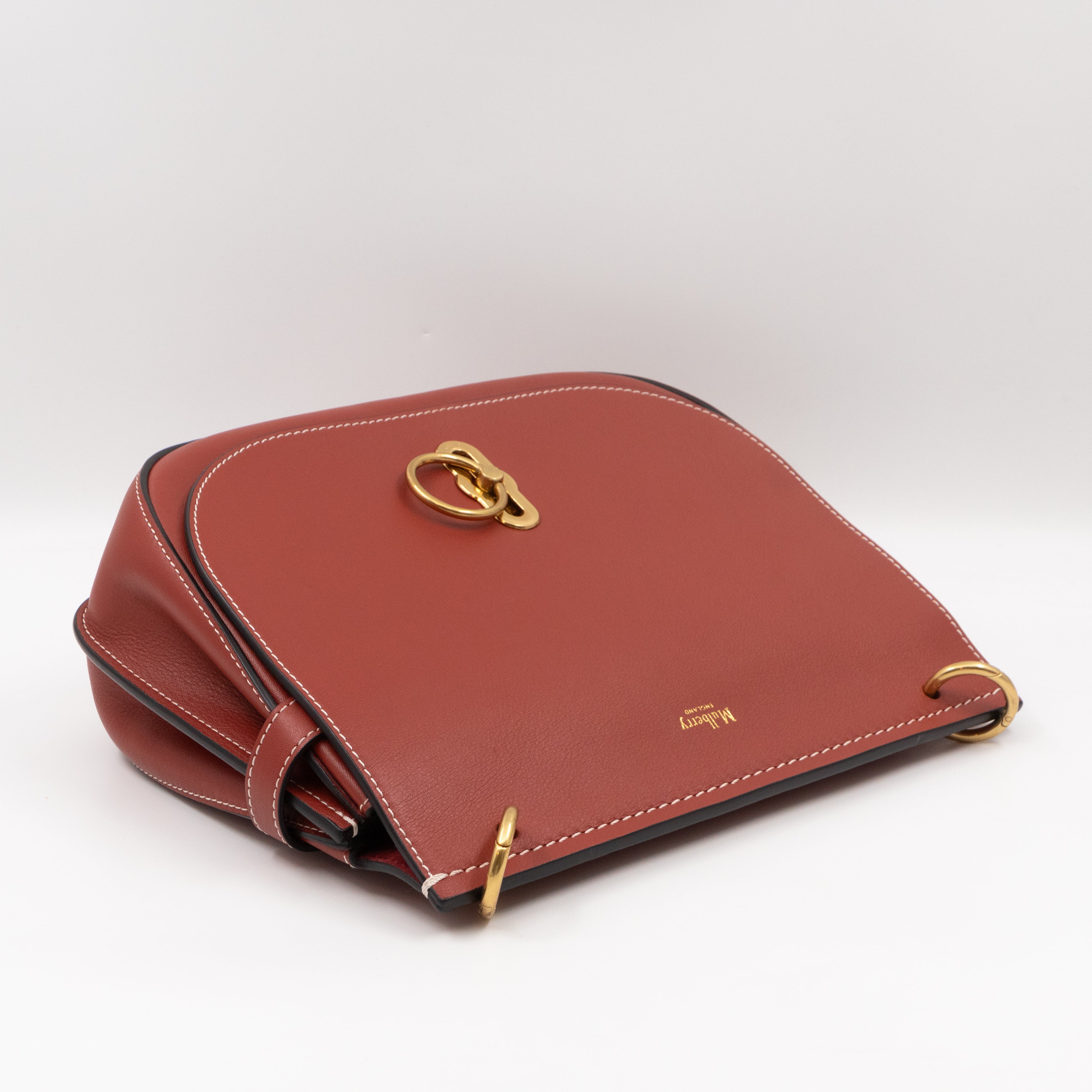 Amberley Medium Satchel Rust Leather