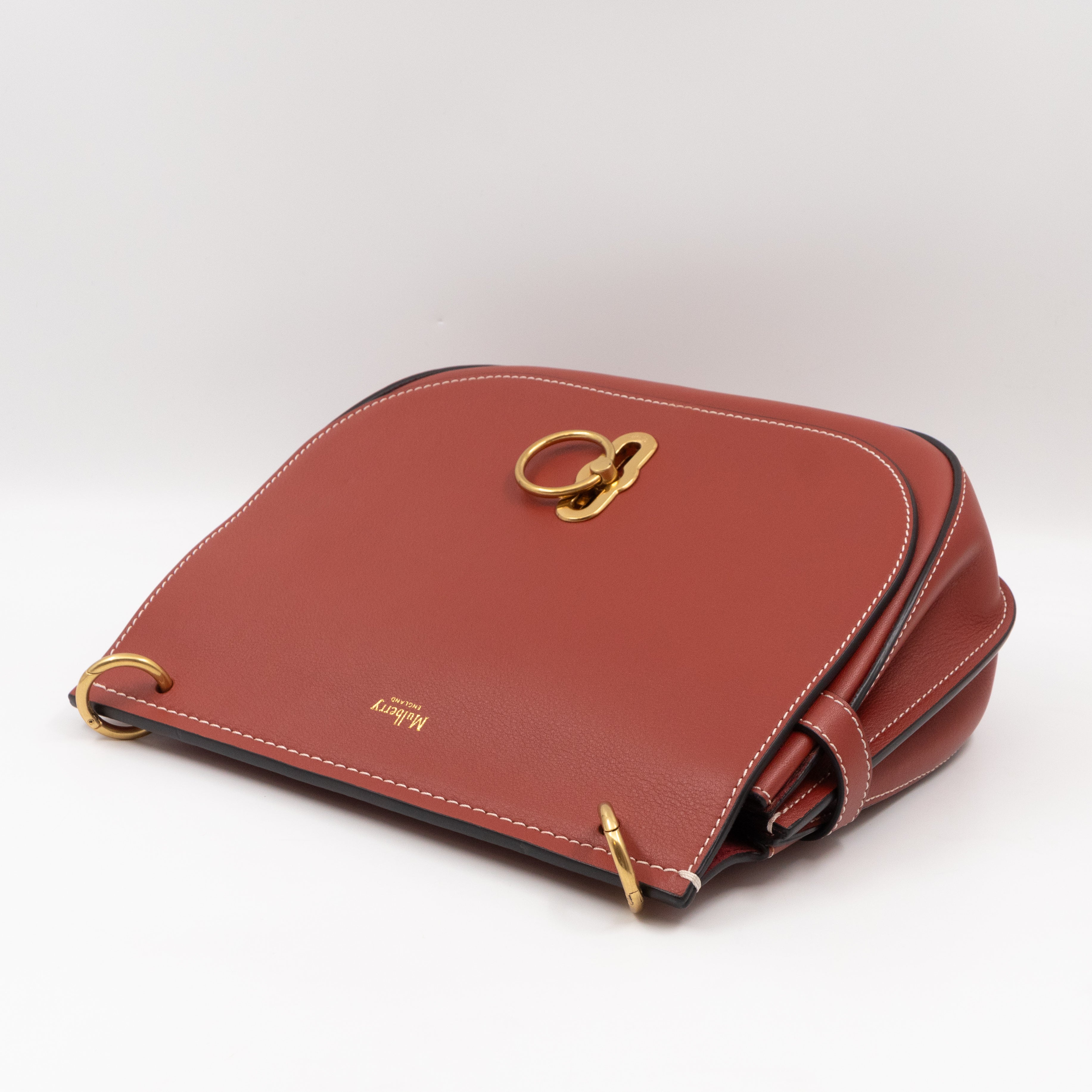 Amberley Medium Satchel Rust Leather