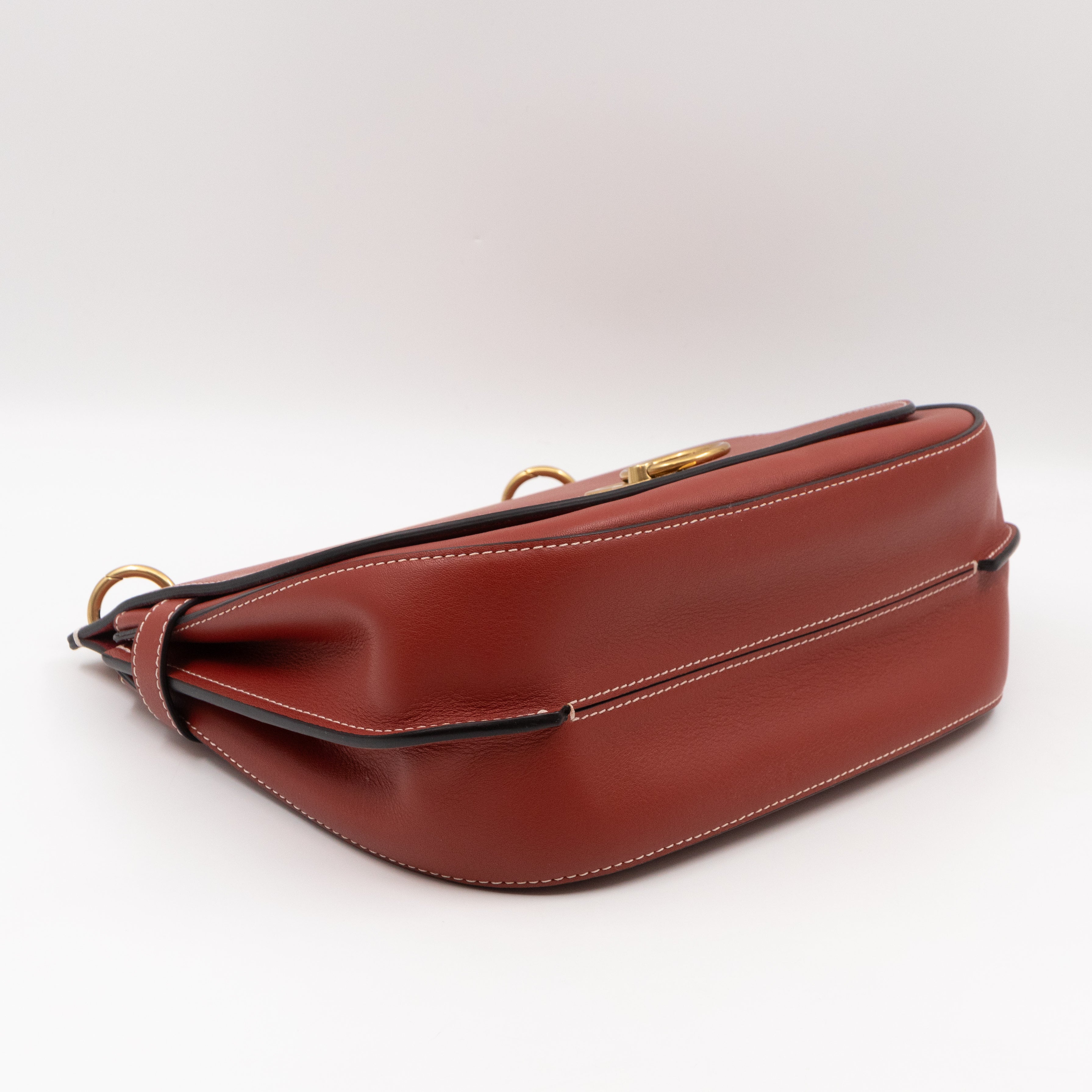 Amberley Medium Satchel Rust Leather