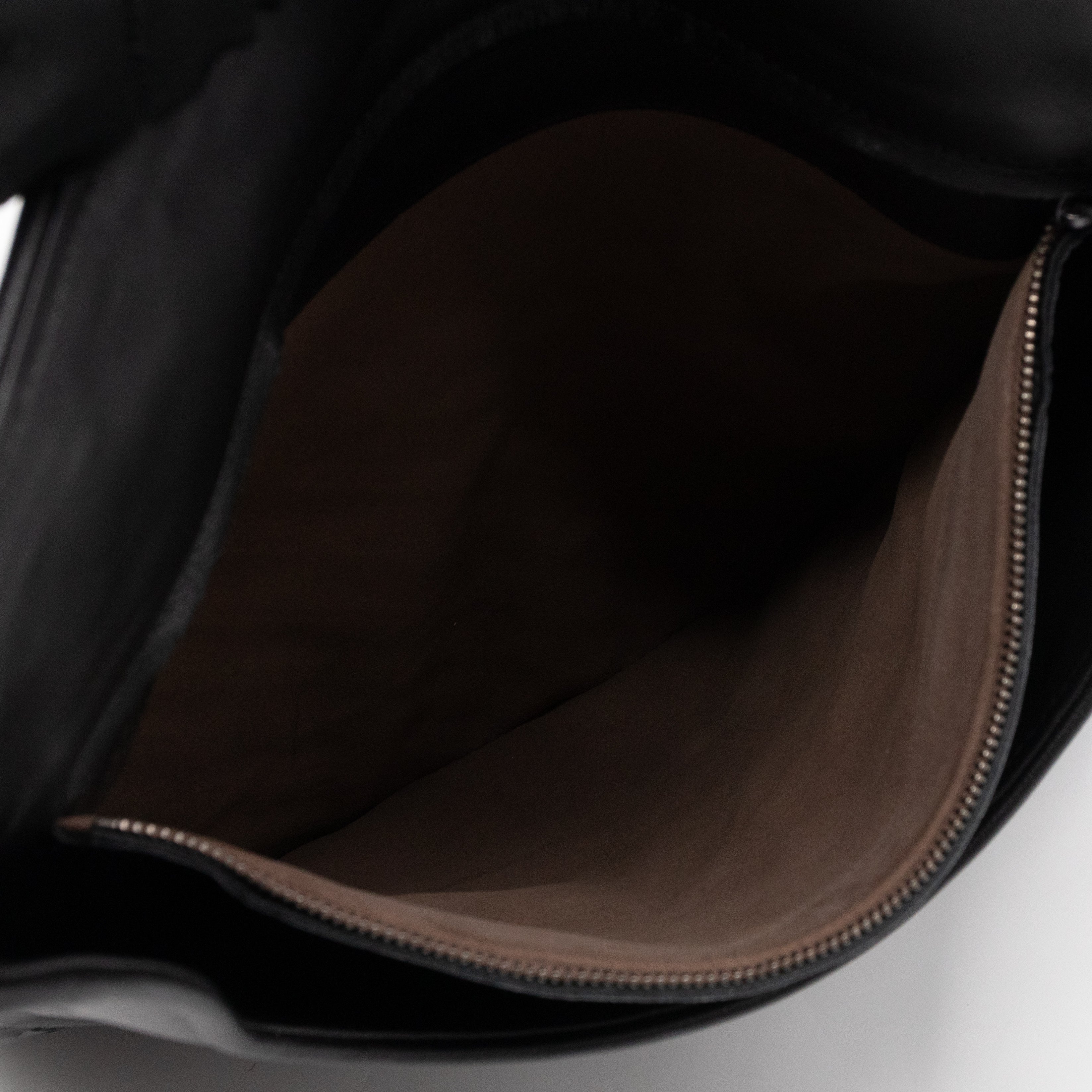 Clutch Bag Diagonal Intrecciato Multicolor Leather