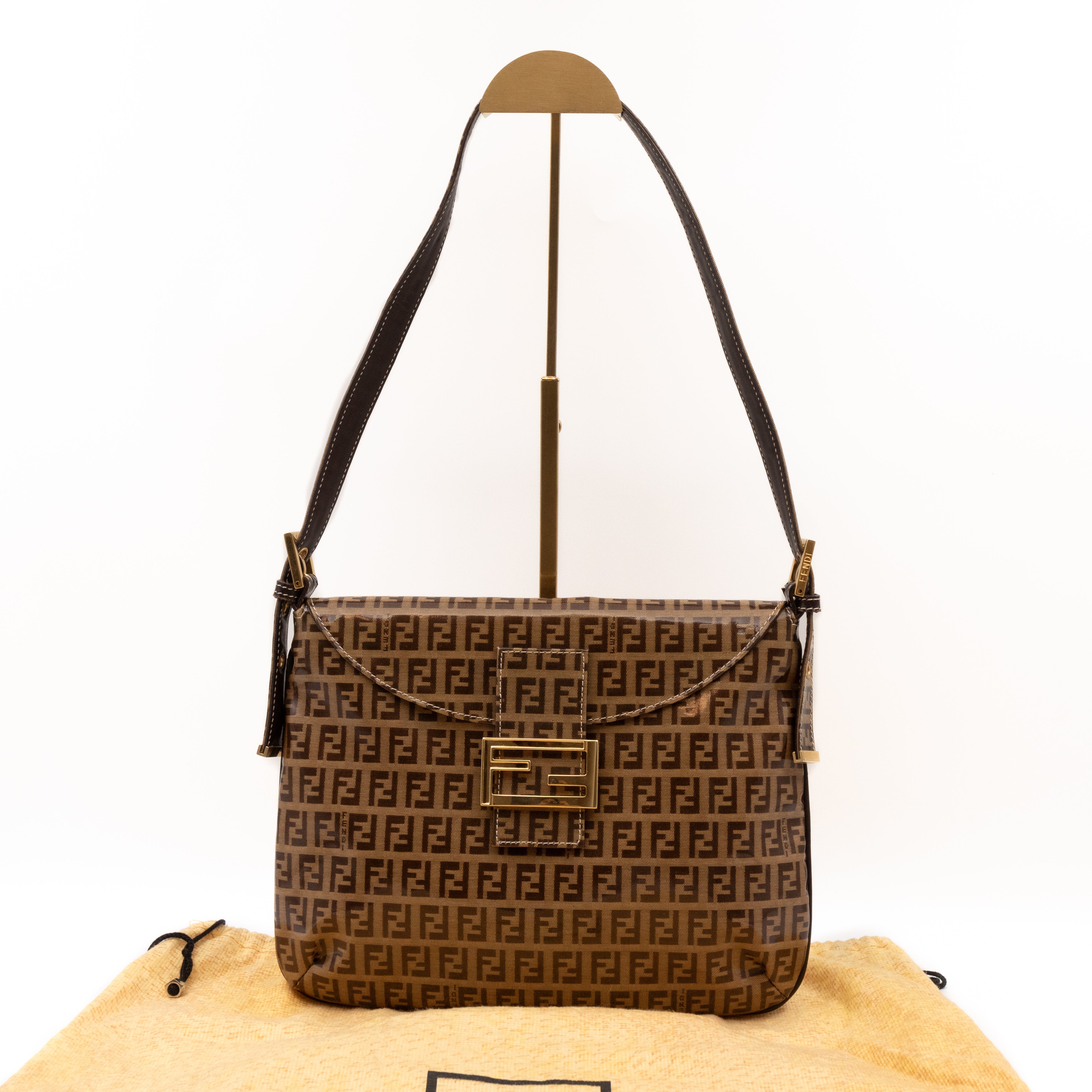 Baguette Slim Bag PVC Brown FF Monogram