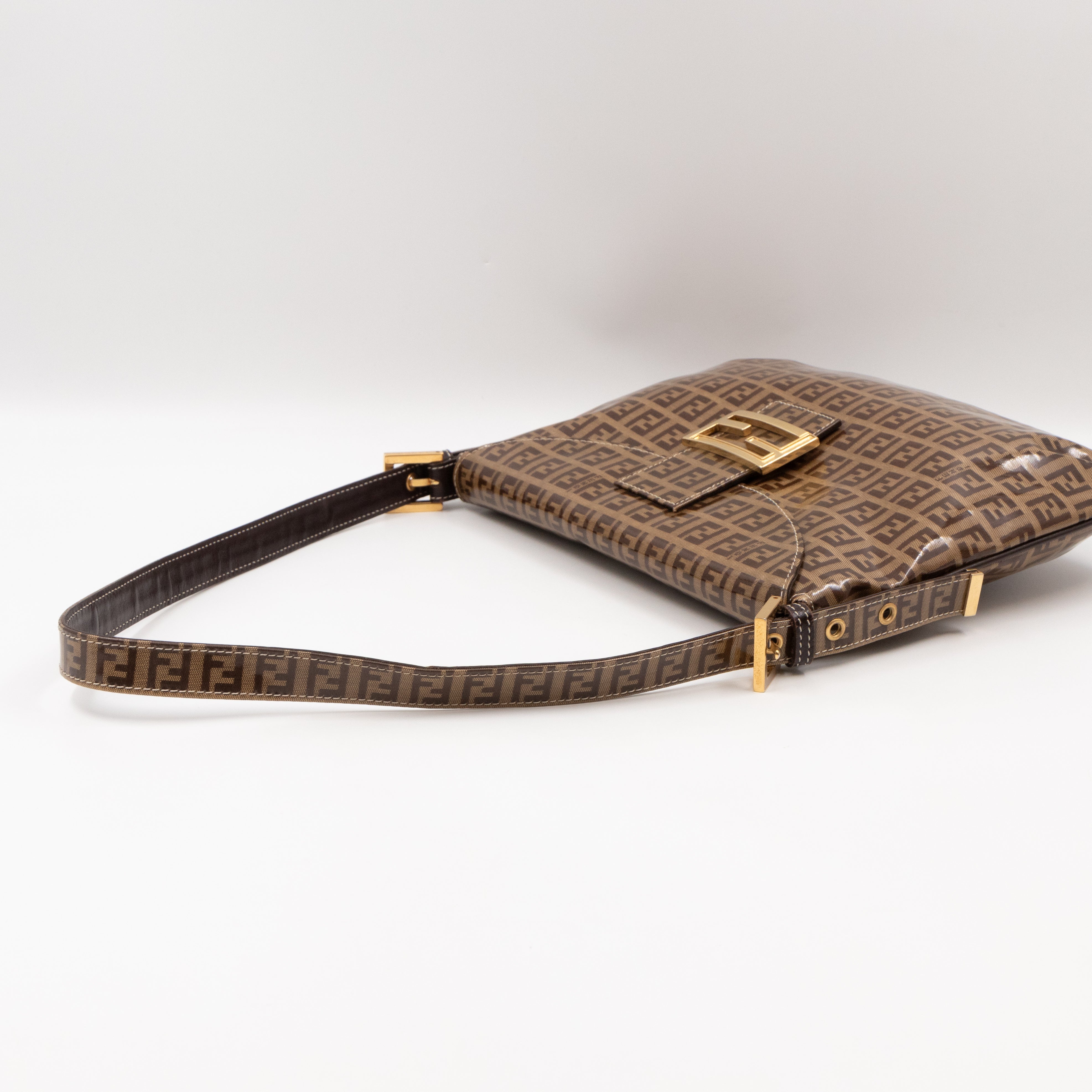 Baguette Slim Bag PVC Brown FF Monogram