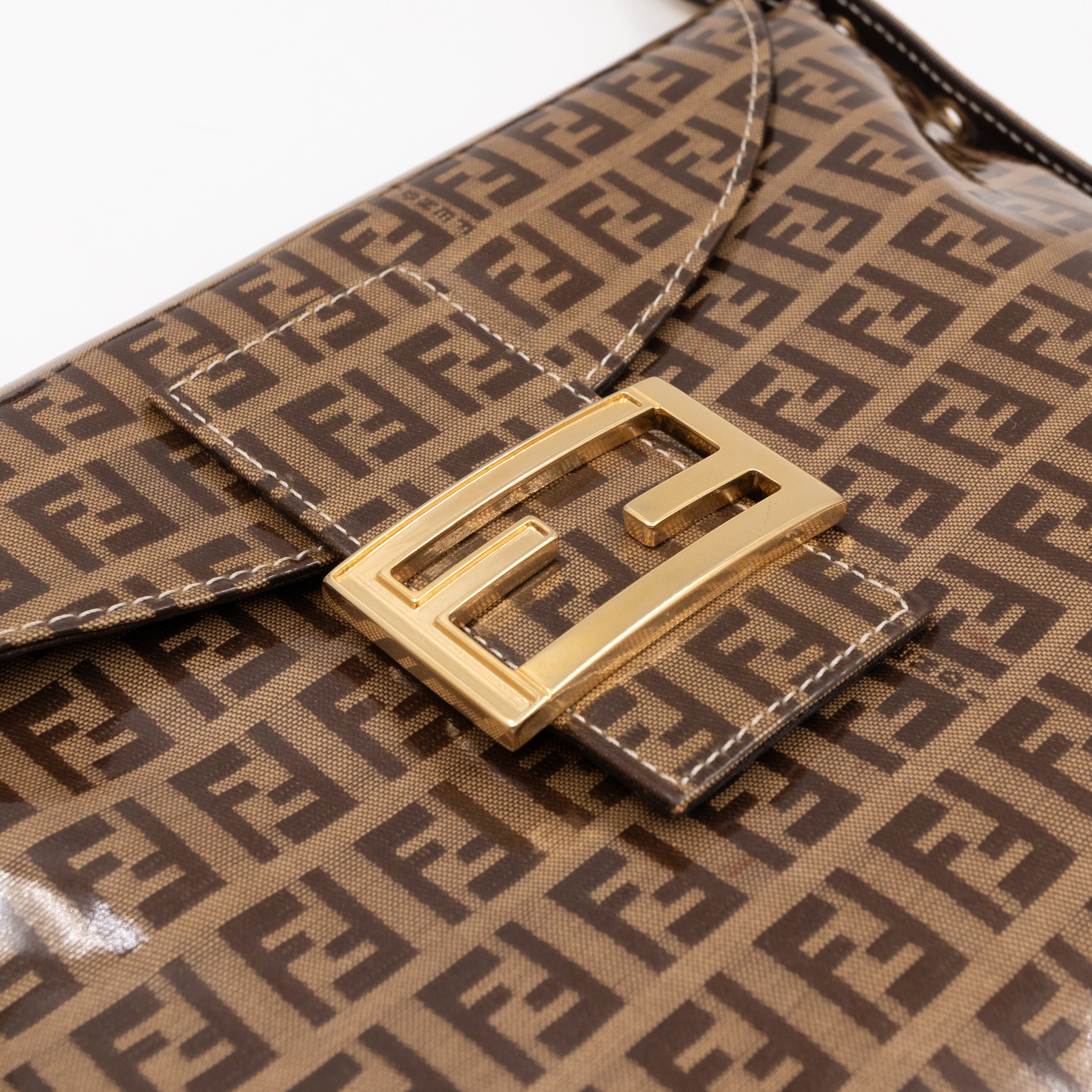 Baguette Slim Bag PVC Brown FF Monogram