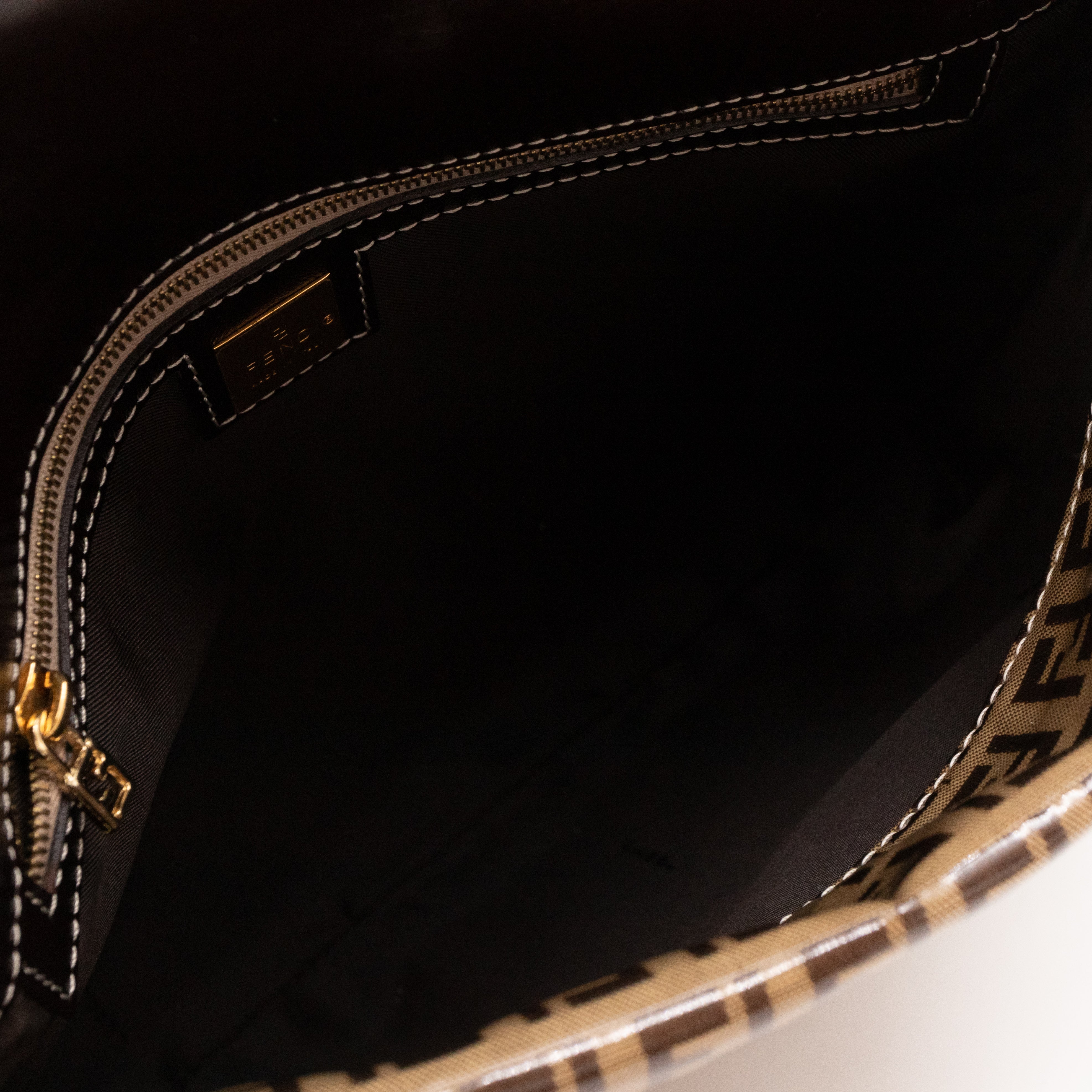 Baguette Slim Bag PVC Brown FF Monogram