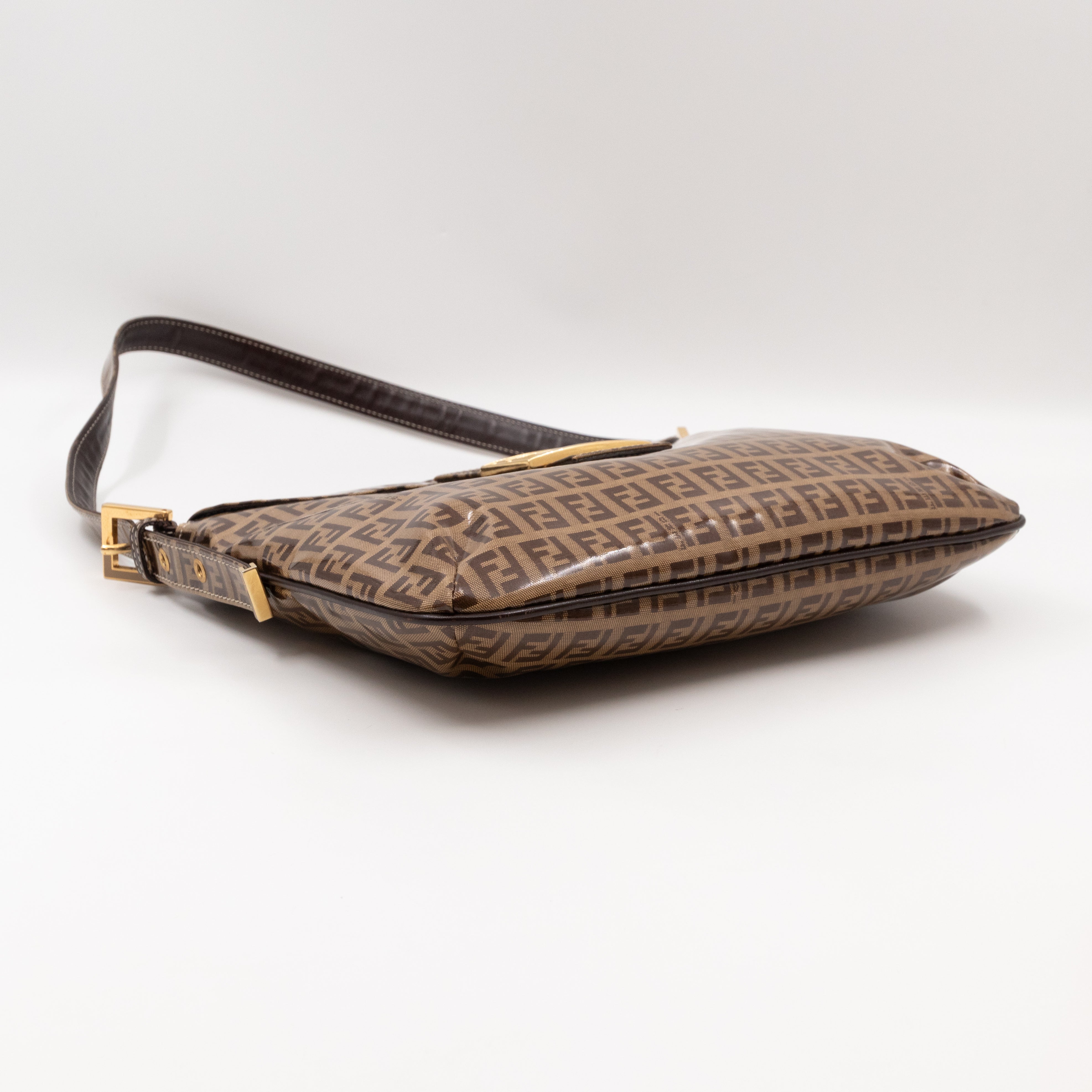Baguette Slim Bag PVC Brown FF Monogram