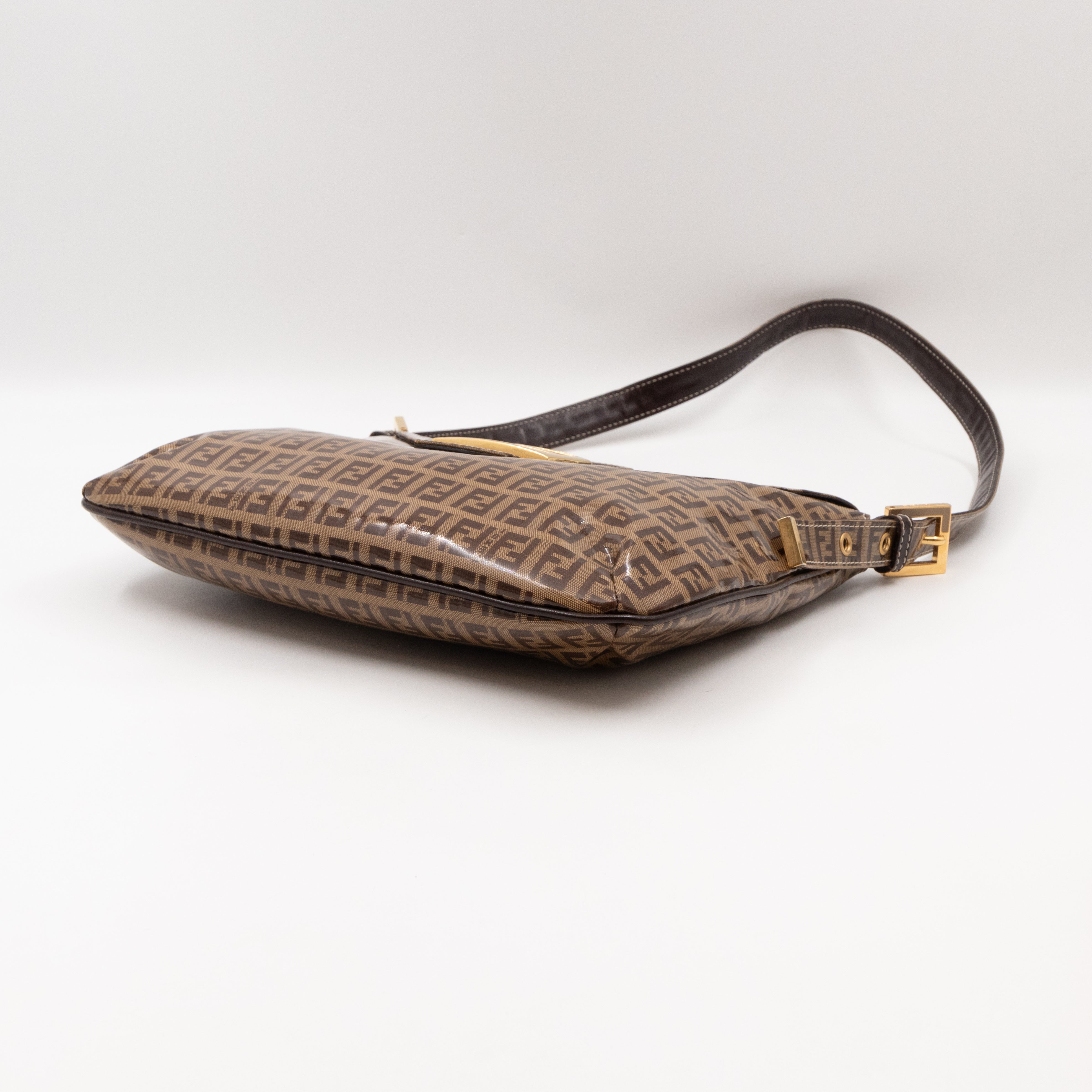 Baguette Slim Bag PVC Brown FF Monogram