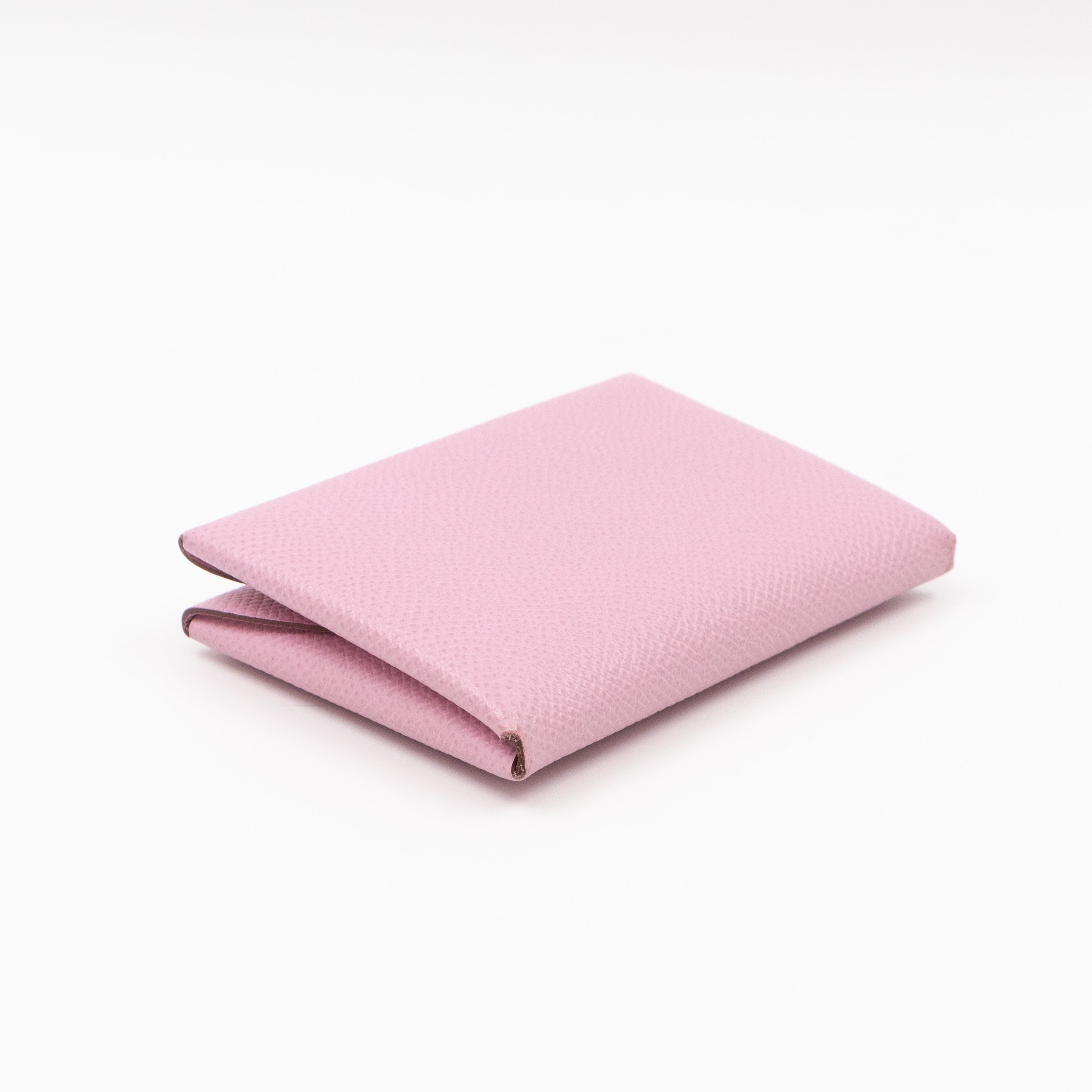 Calvi Duo Card Holder Mauve Sylvestre Leather