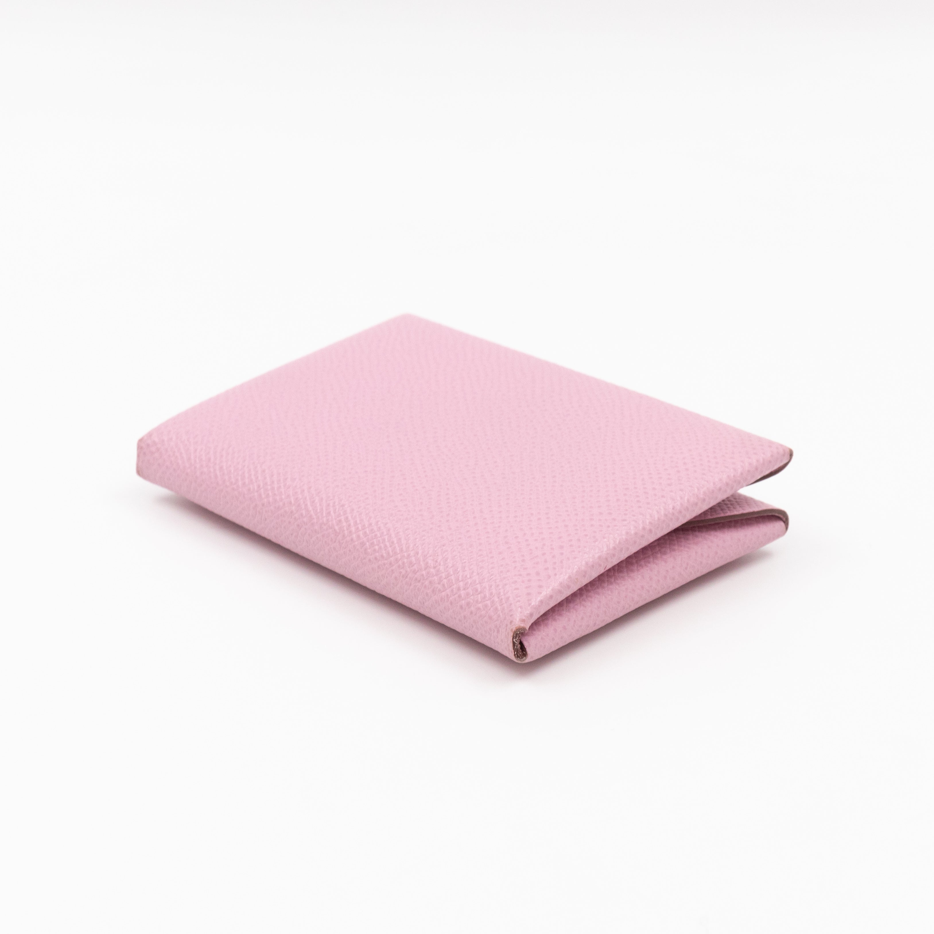 Calvi Duo Card Holder Mauve Sylvestre Leather