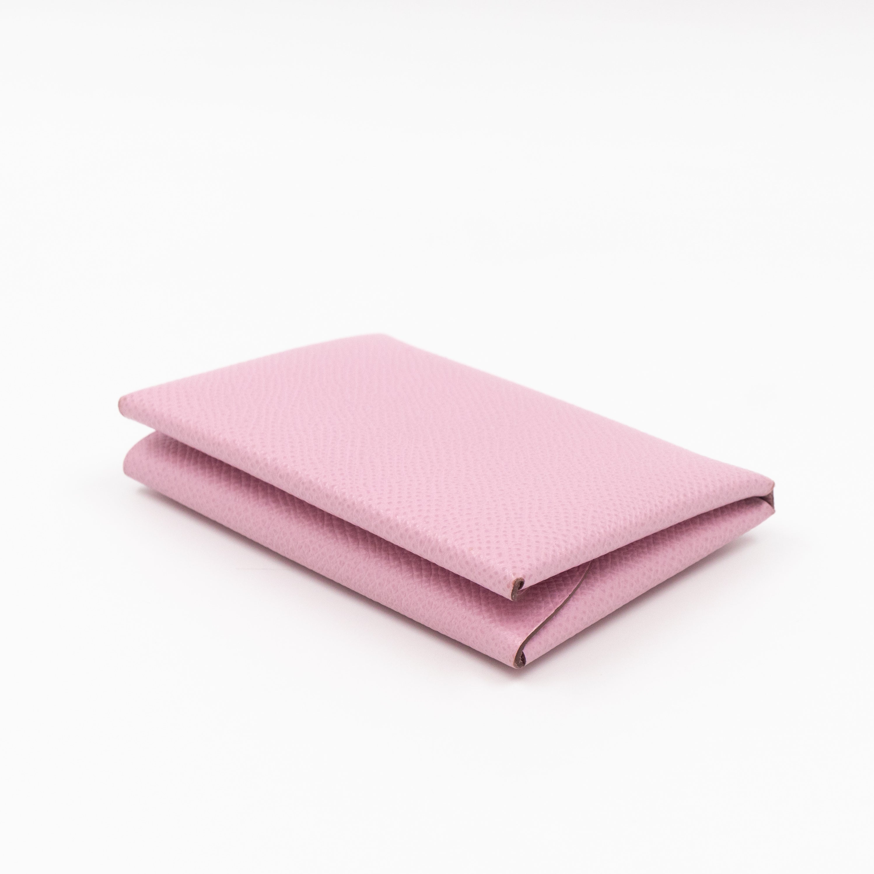 Calvi Duo Card Holder Mauve Sylvestre Leather