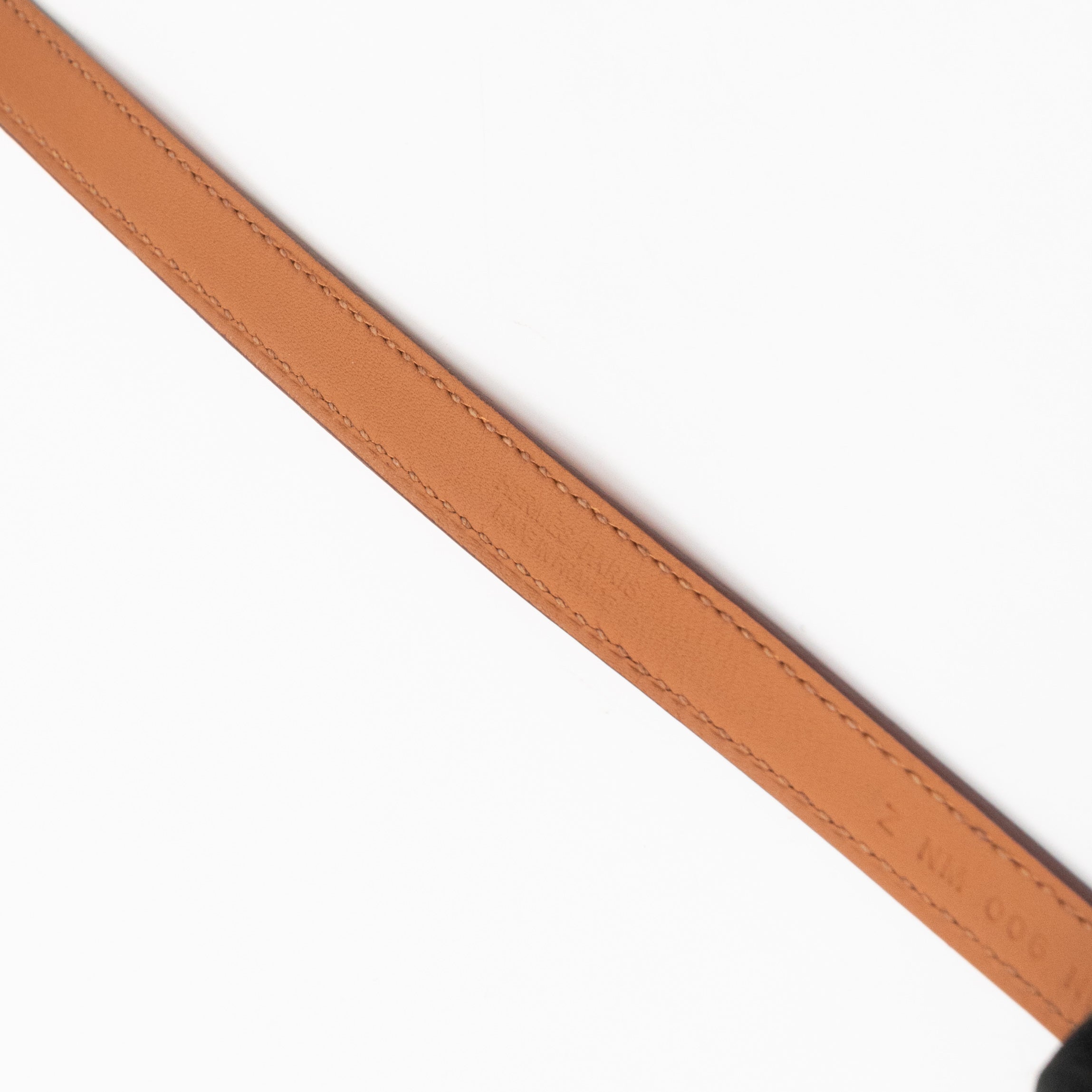 Rivale Double Tour Bracelet Orange Leather