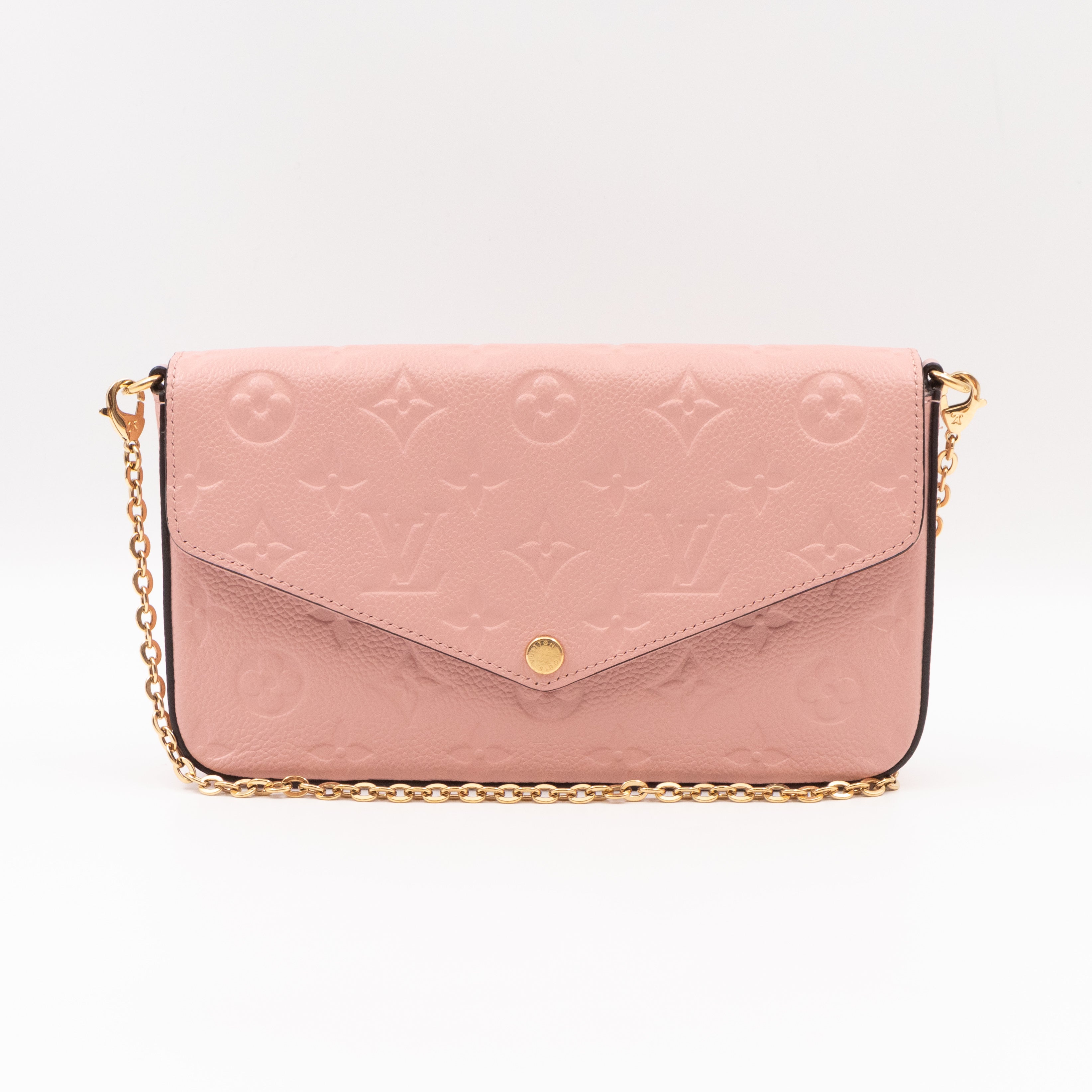 Felicie Pochette Monogram Empreinte Rose Poudre
