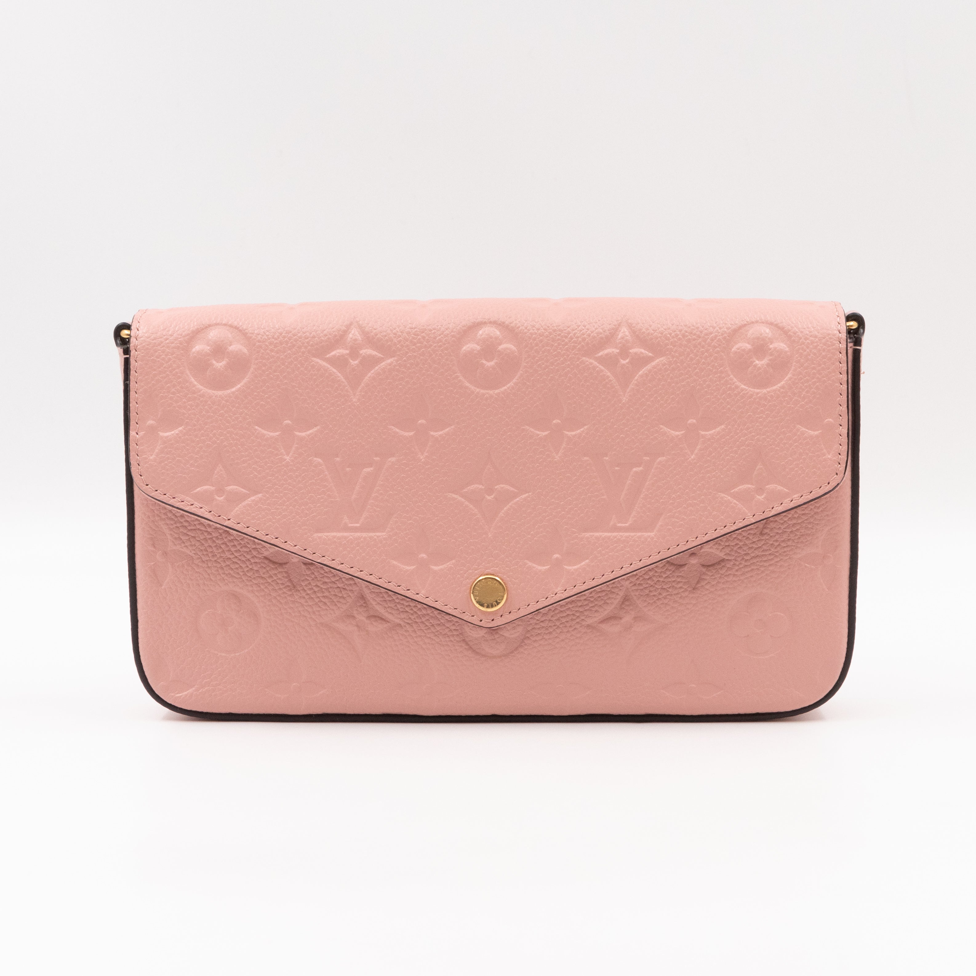 Felicie Pochette Monogram Empreinte Rose Poudre
