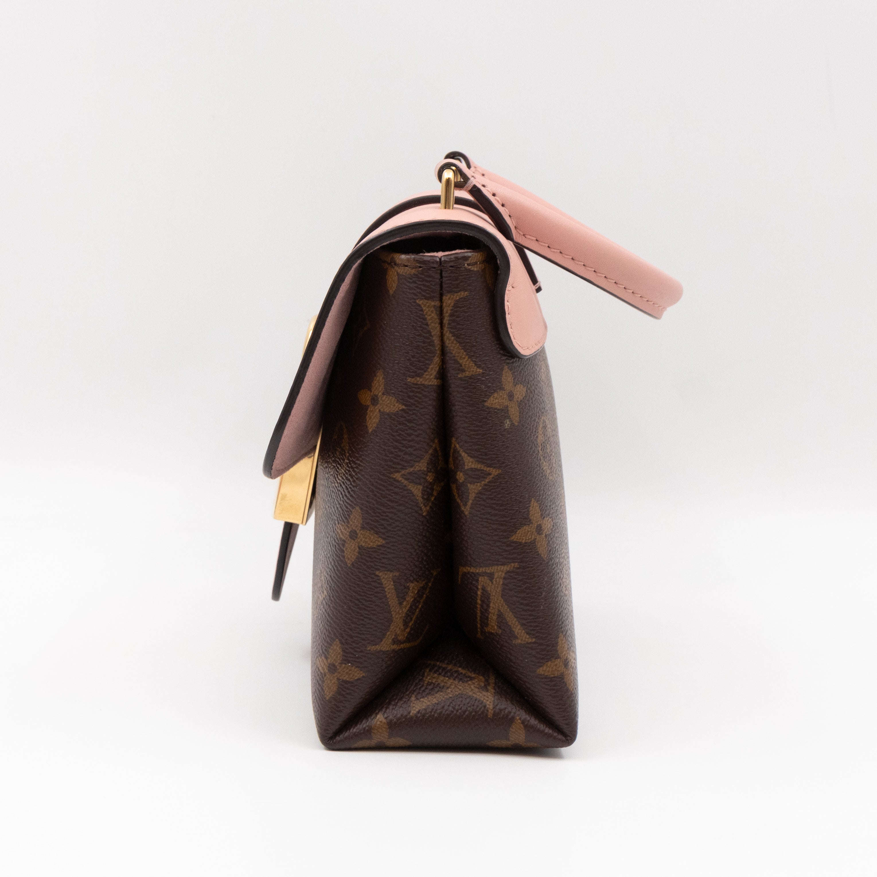 Locky BB Monogram Rose Poudre Leather