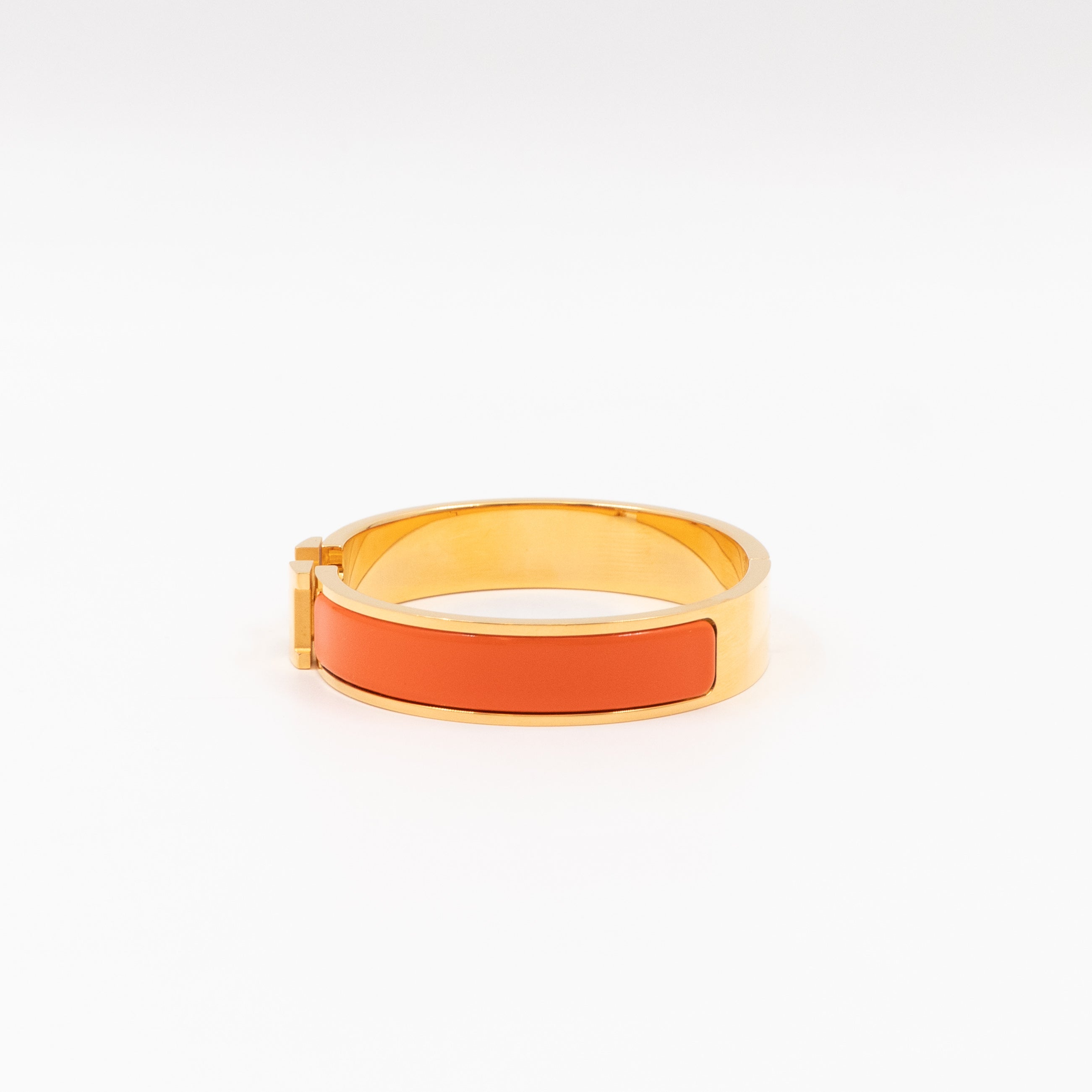 Clic H Bracelet GM Orange Gold