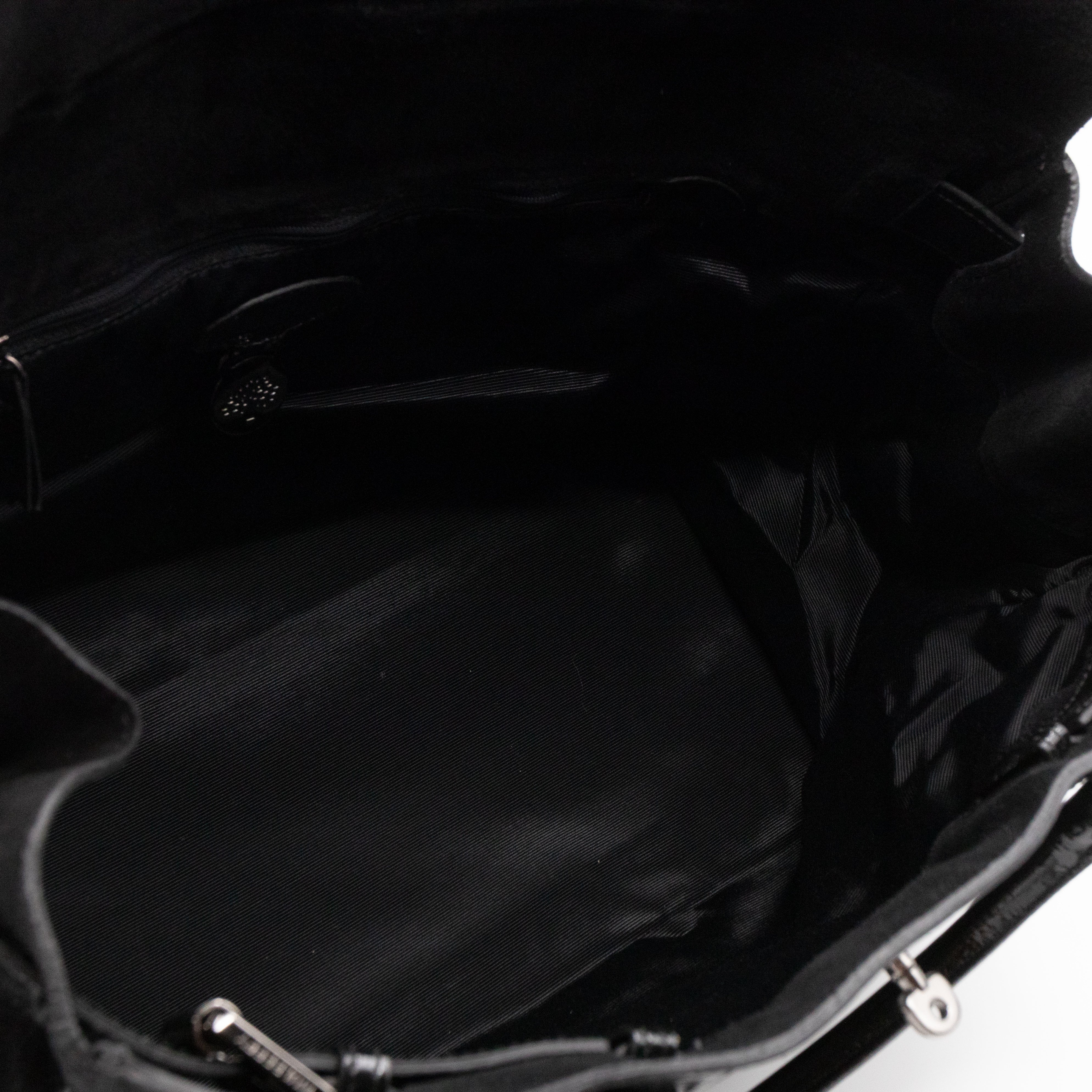 Bayswater Black Suede & Patent Leather