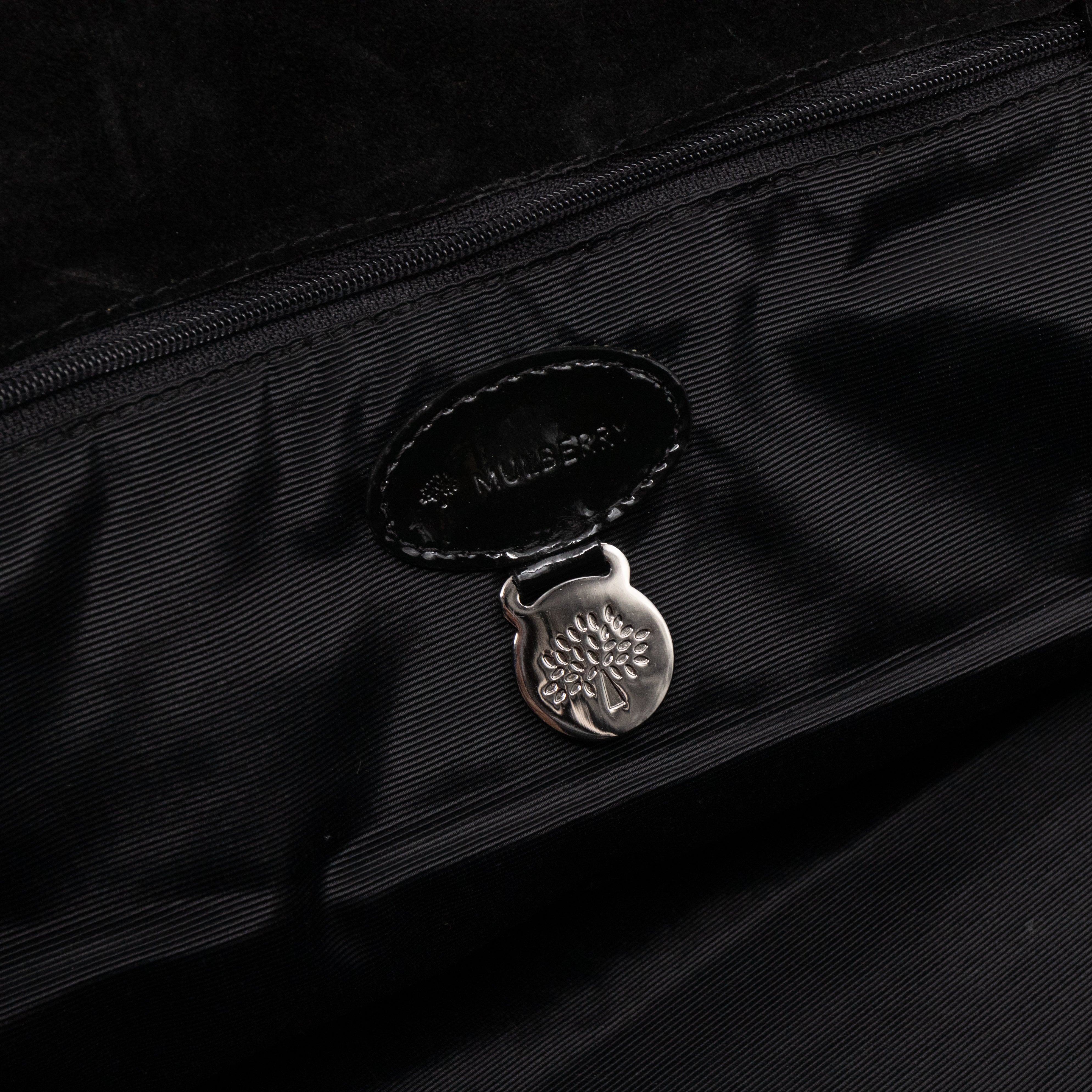 Bayswater Black Suede & Patent Leather