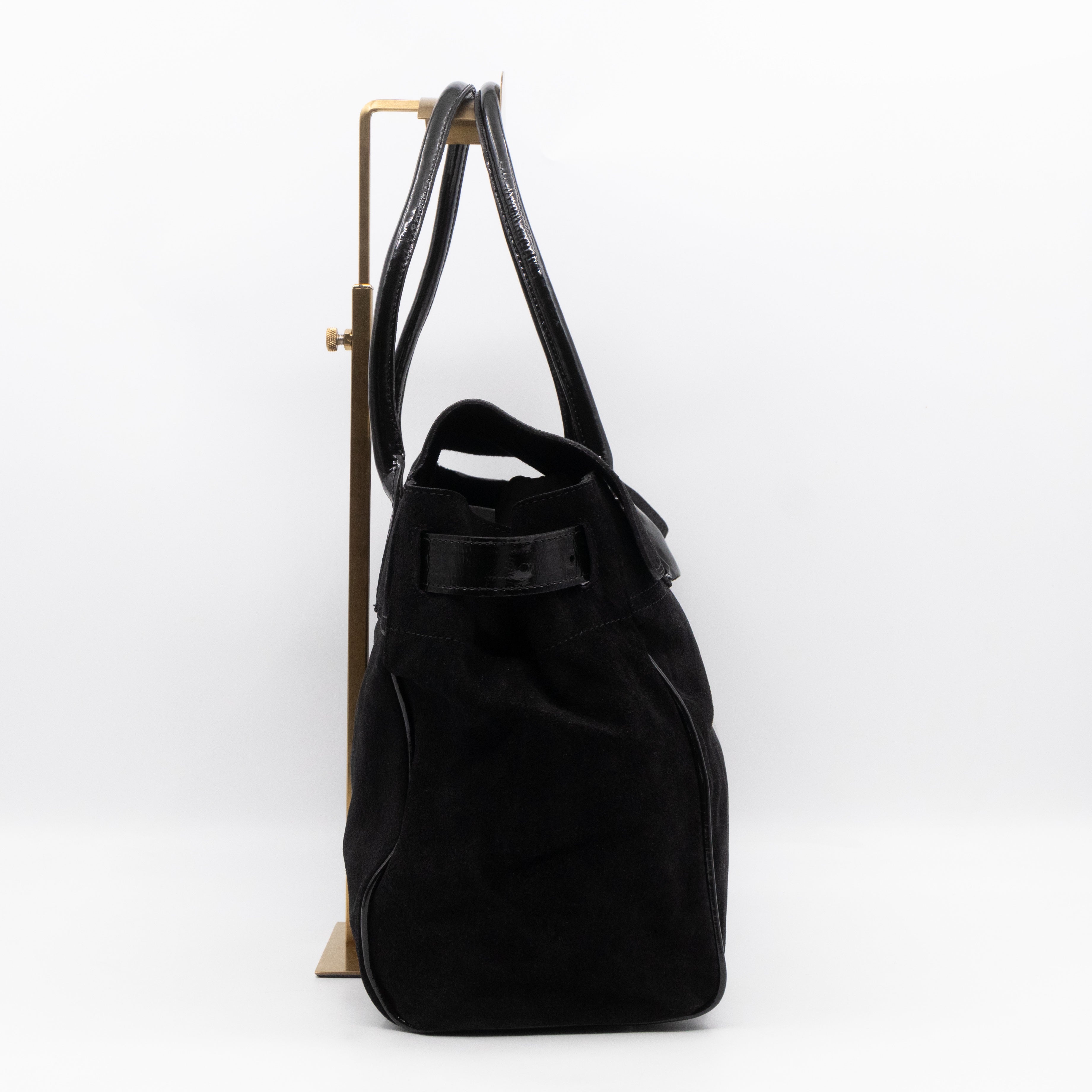 Bayswater Black Suede & Patent Leather