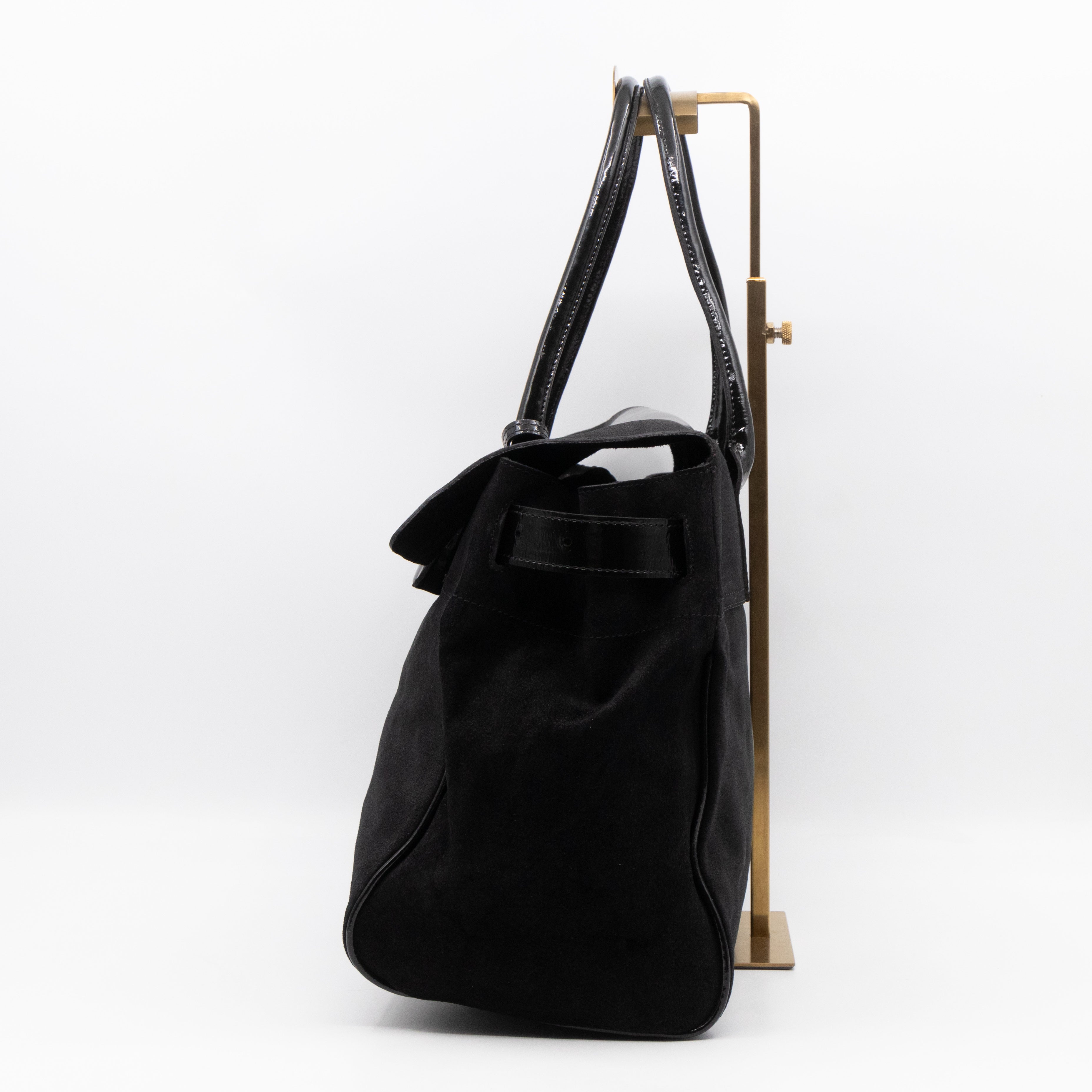 Bayswater Black Suede & Patent Leather