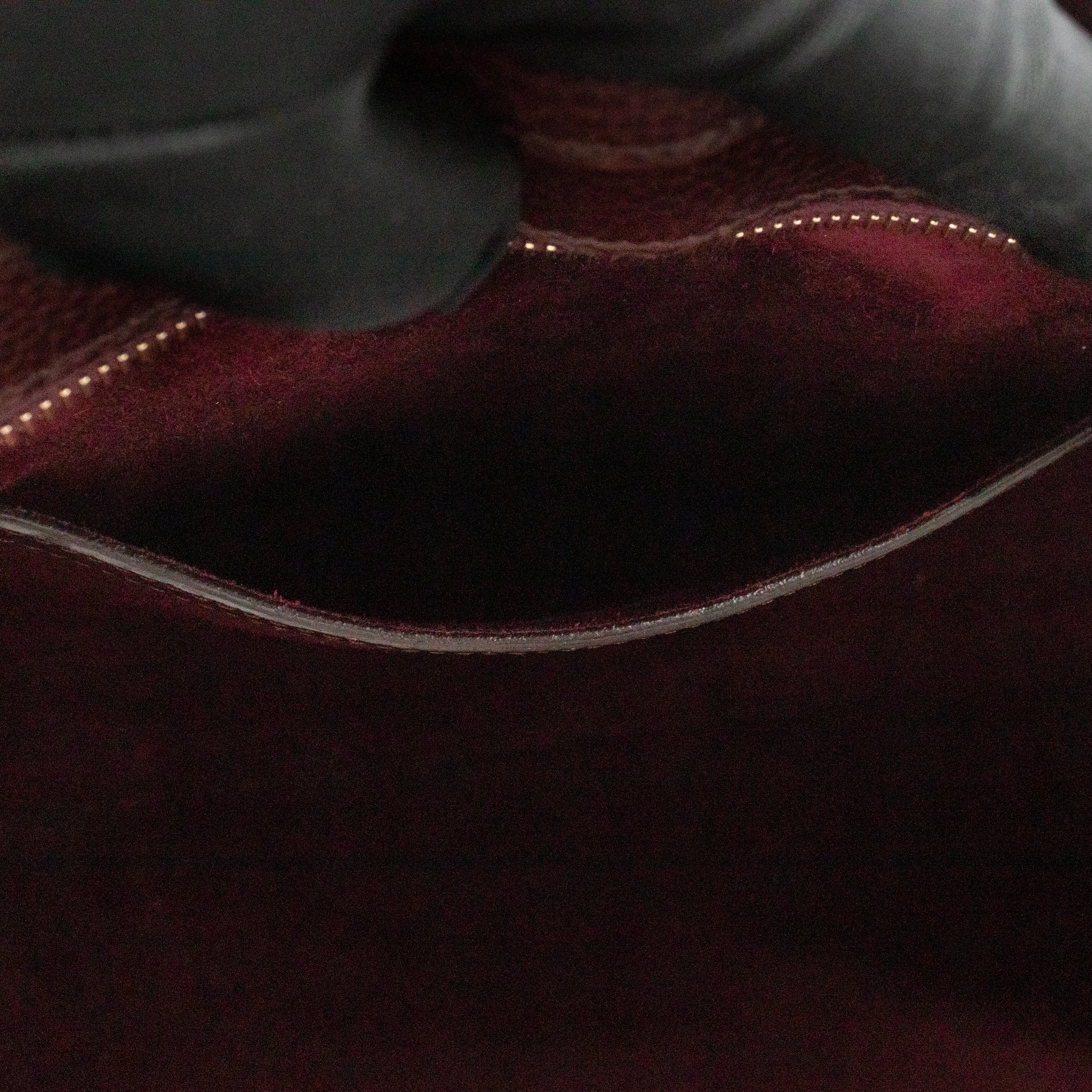 Large Zipped Bayswater Oxblood Leather