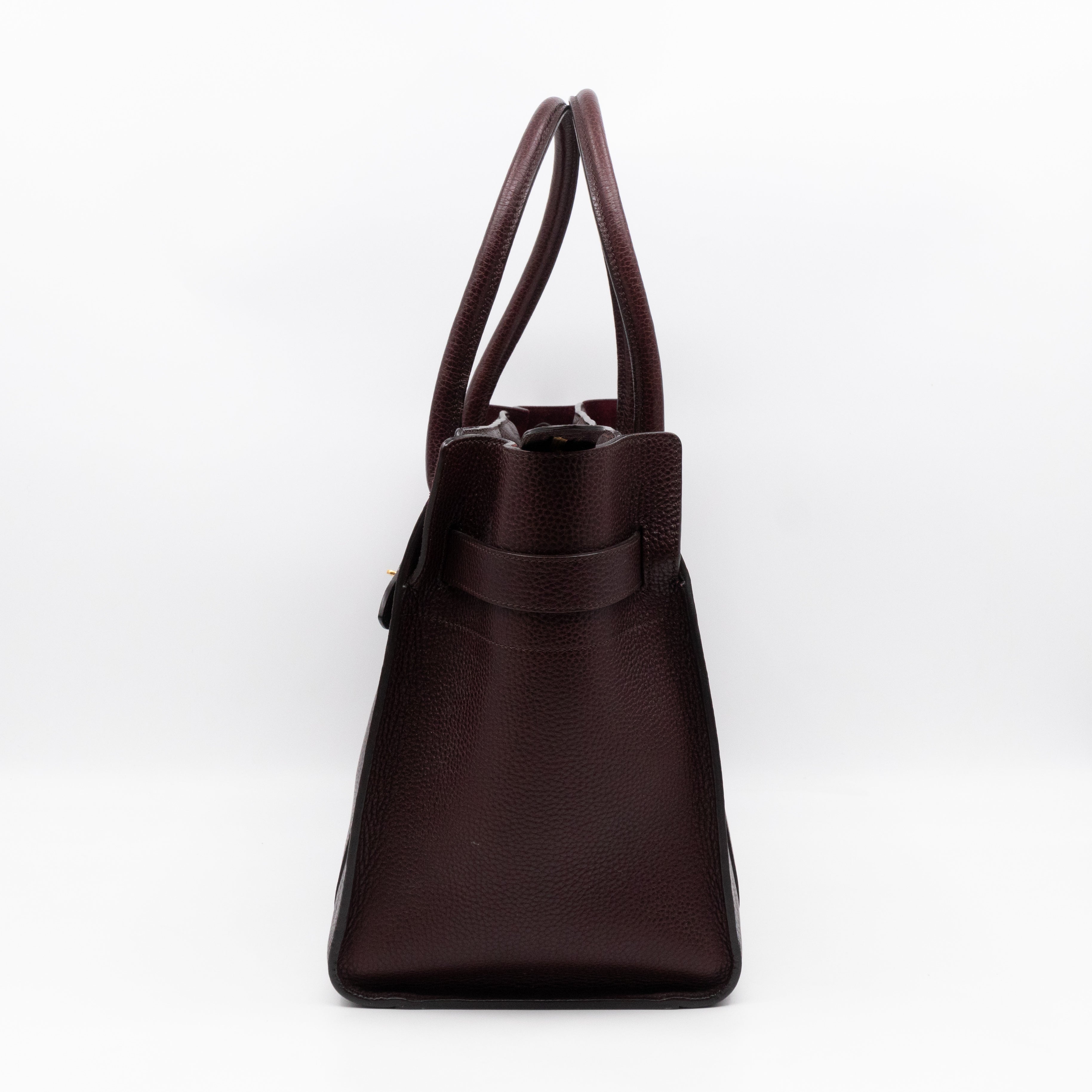 Large Zipped Bayswater Oxblood Leather