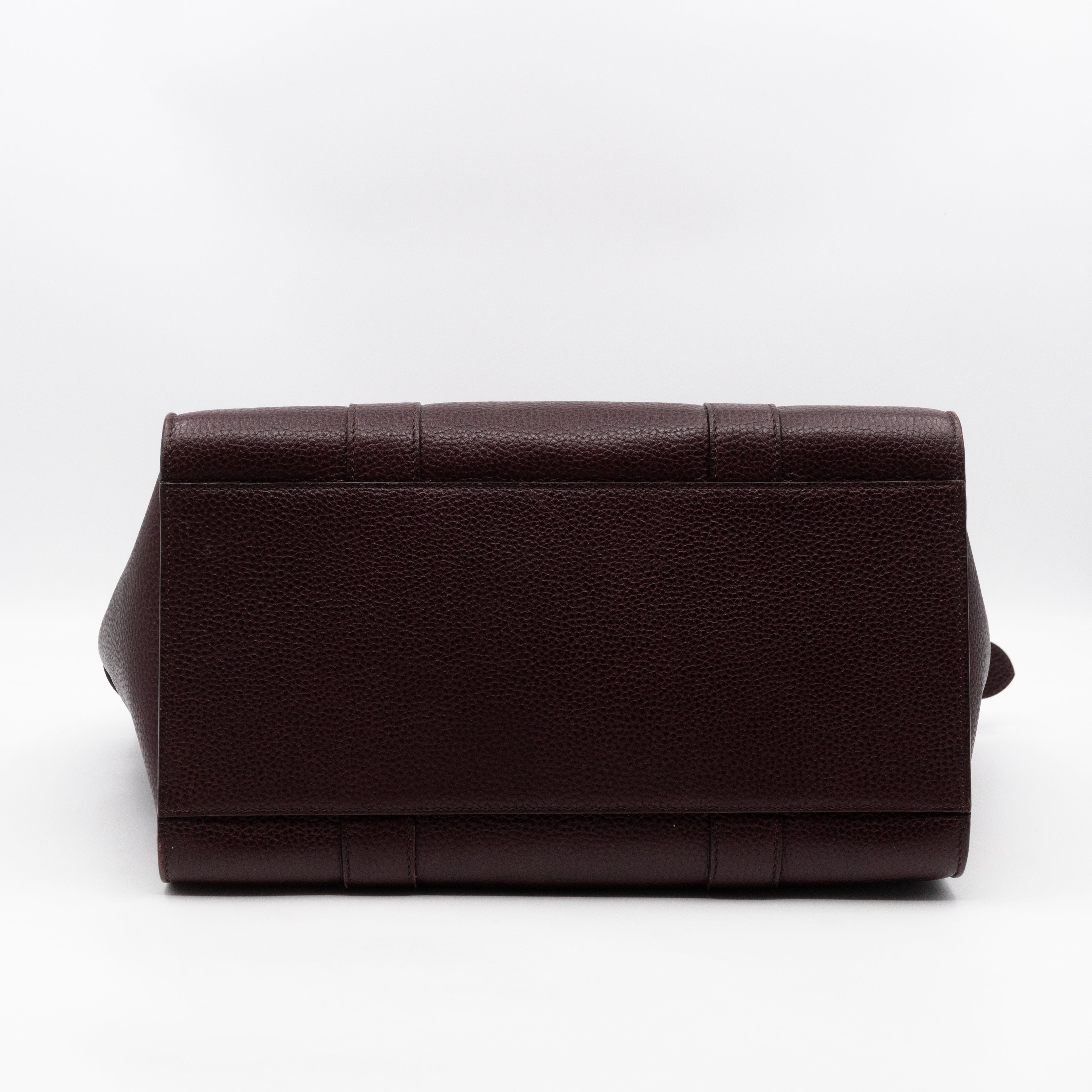 Large Zipped Bayswater Oxblood Leather