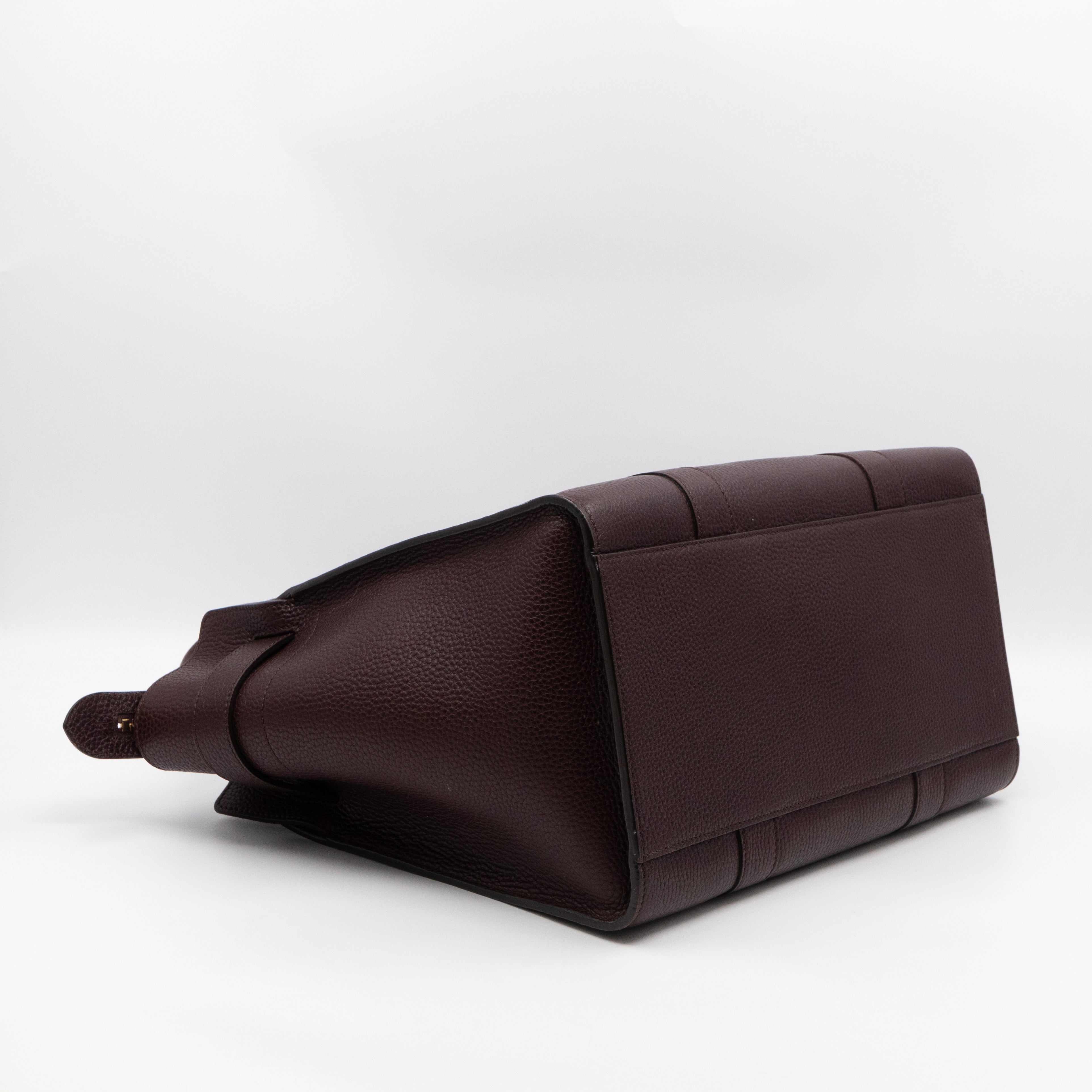 Large Zipped Bayswater Oxblood Leather