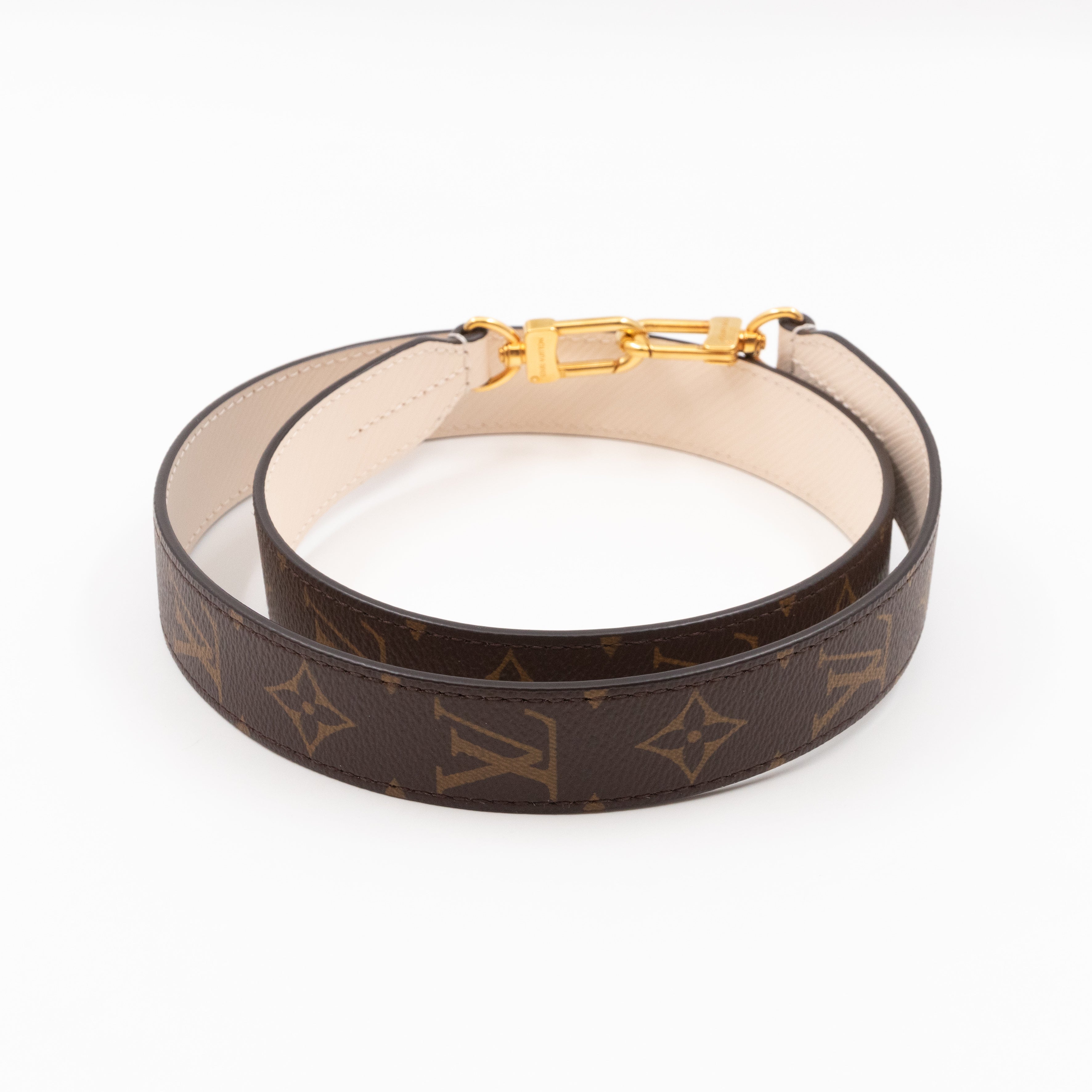 Spring Street NM Rose Ballerine Vernis Monogram White Epi