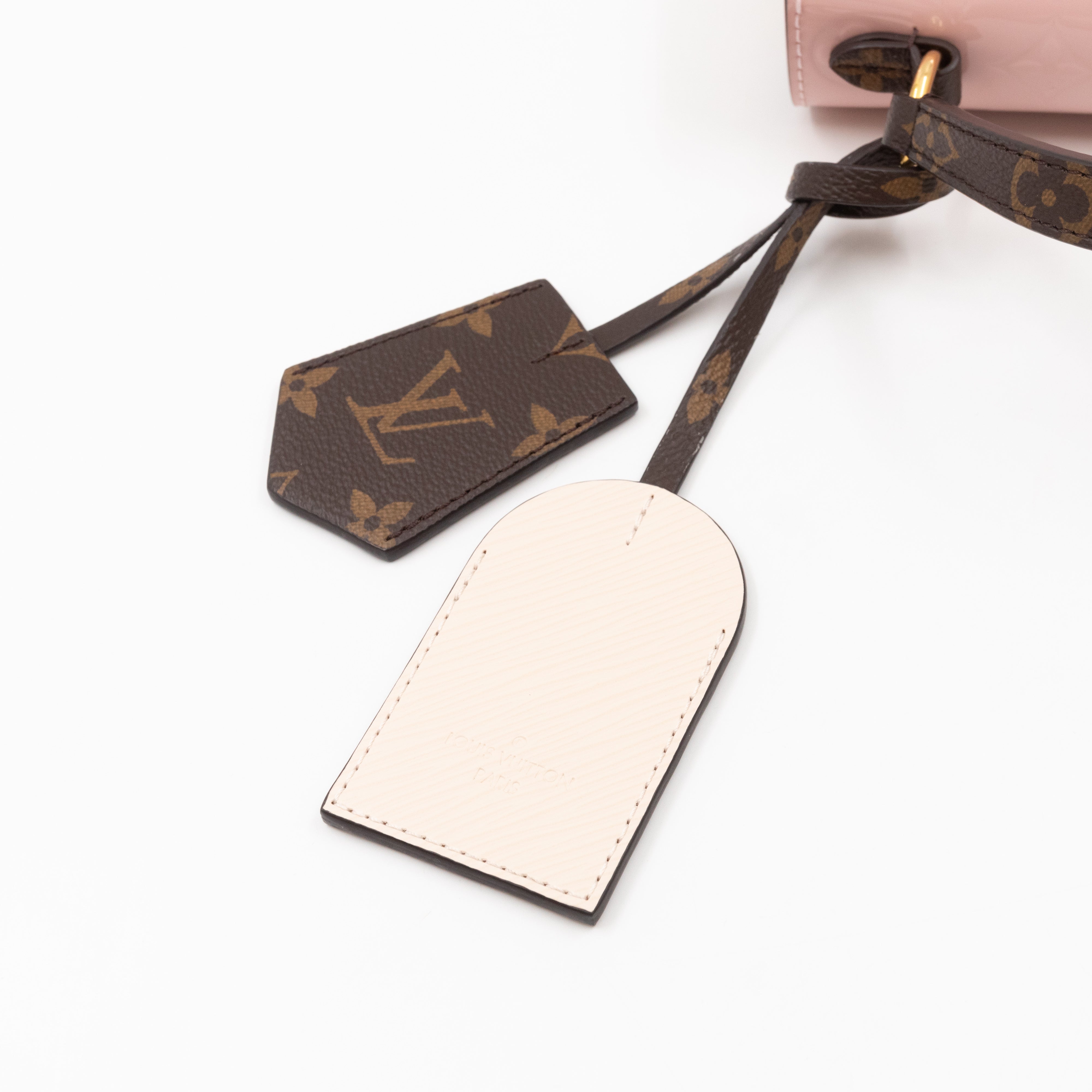 Spring Street NM Rose Ballerine Vernis Monogram White Epi