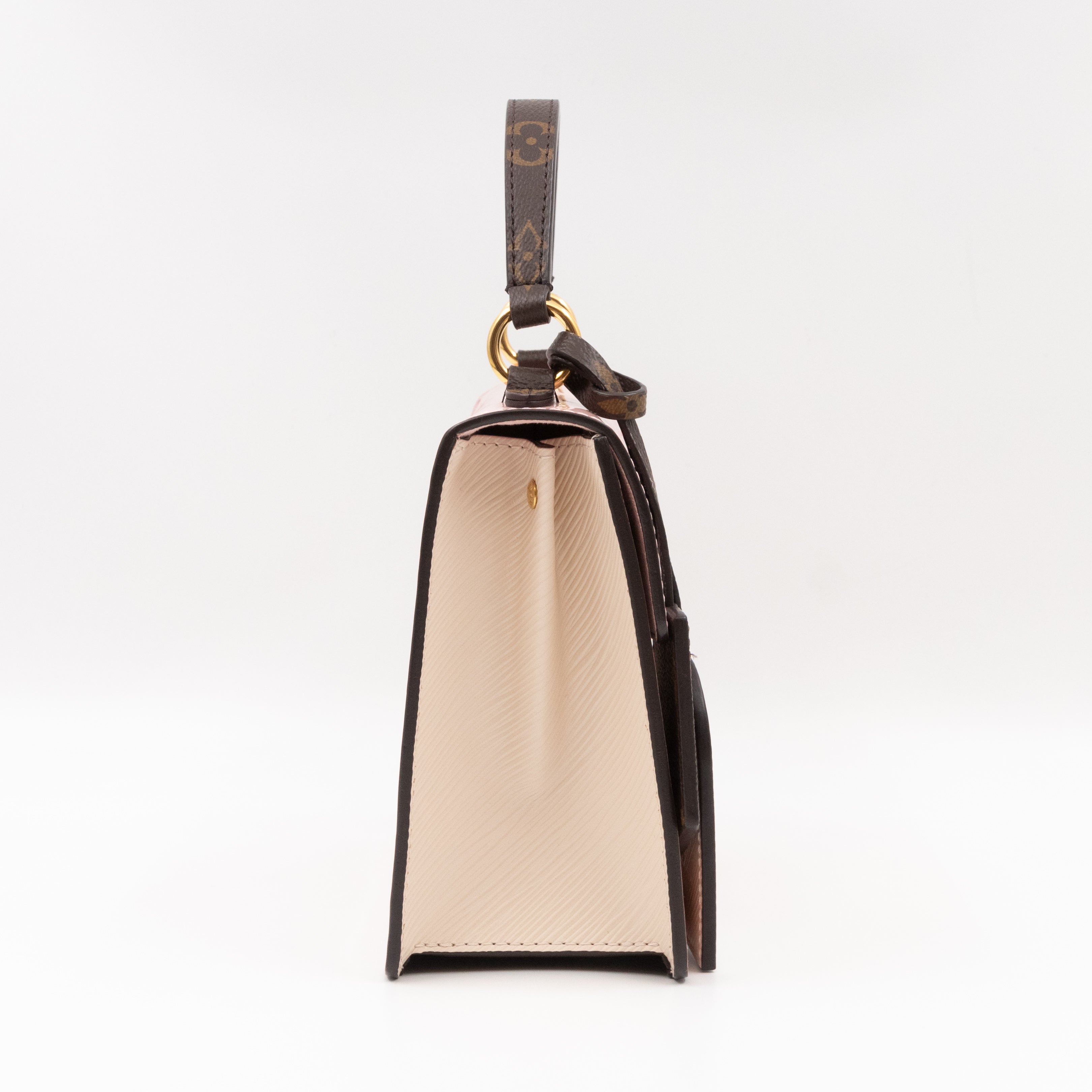 Spring Street NM Rose Ballerine Vernis Monogram White Epi