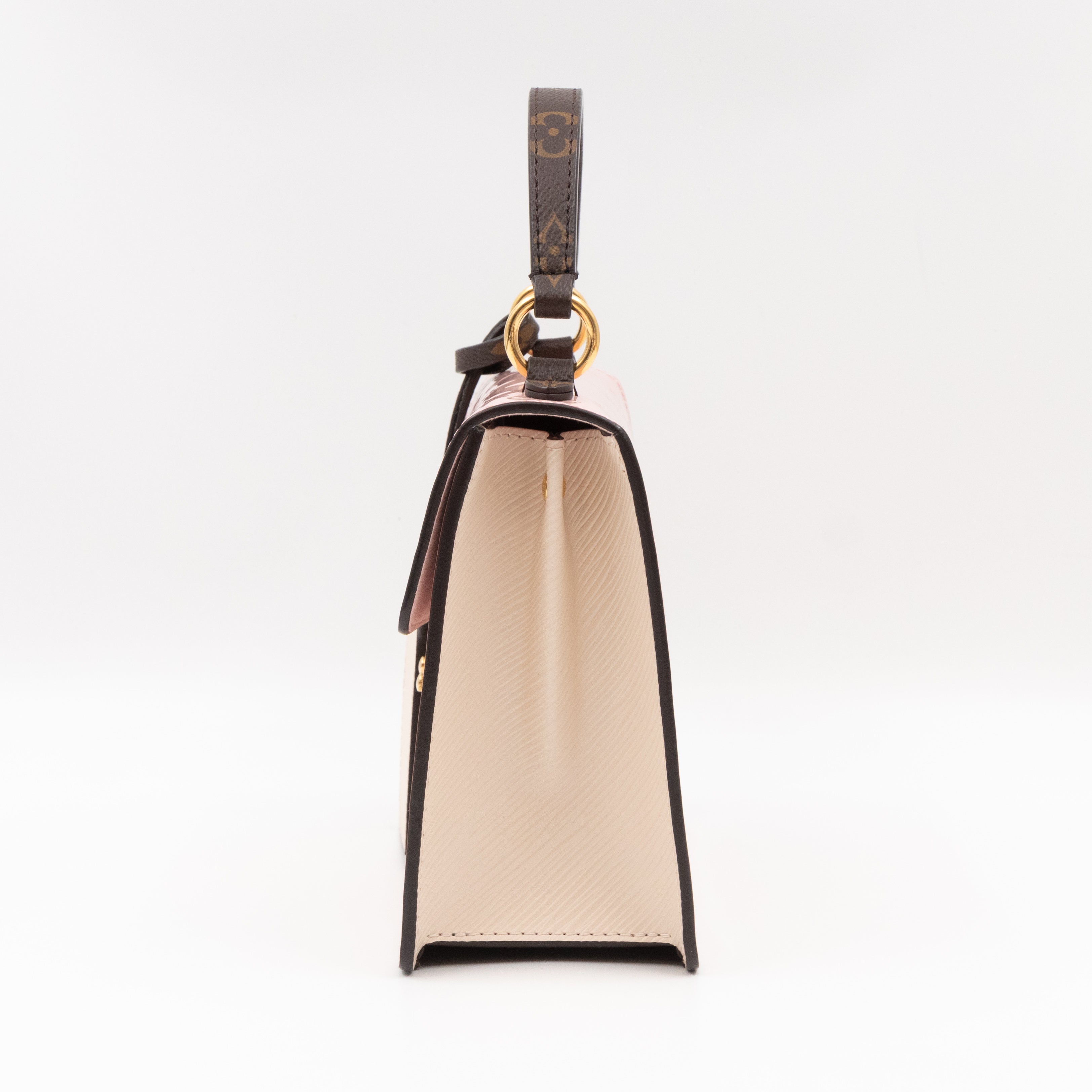 Spring Street NM Rose Ballerine Vernis Monogram White Epi